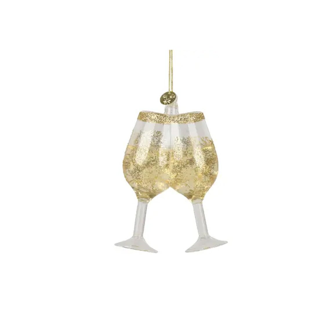 Cheers Wine Glass Ornament