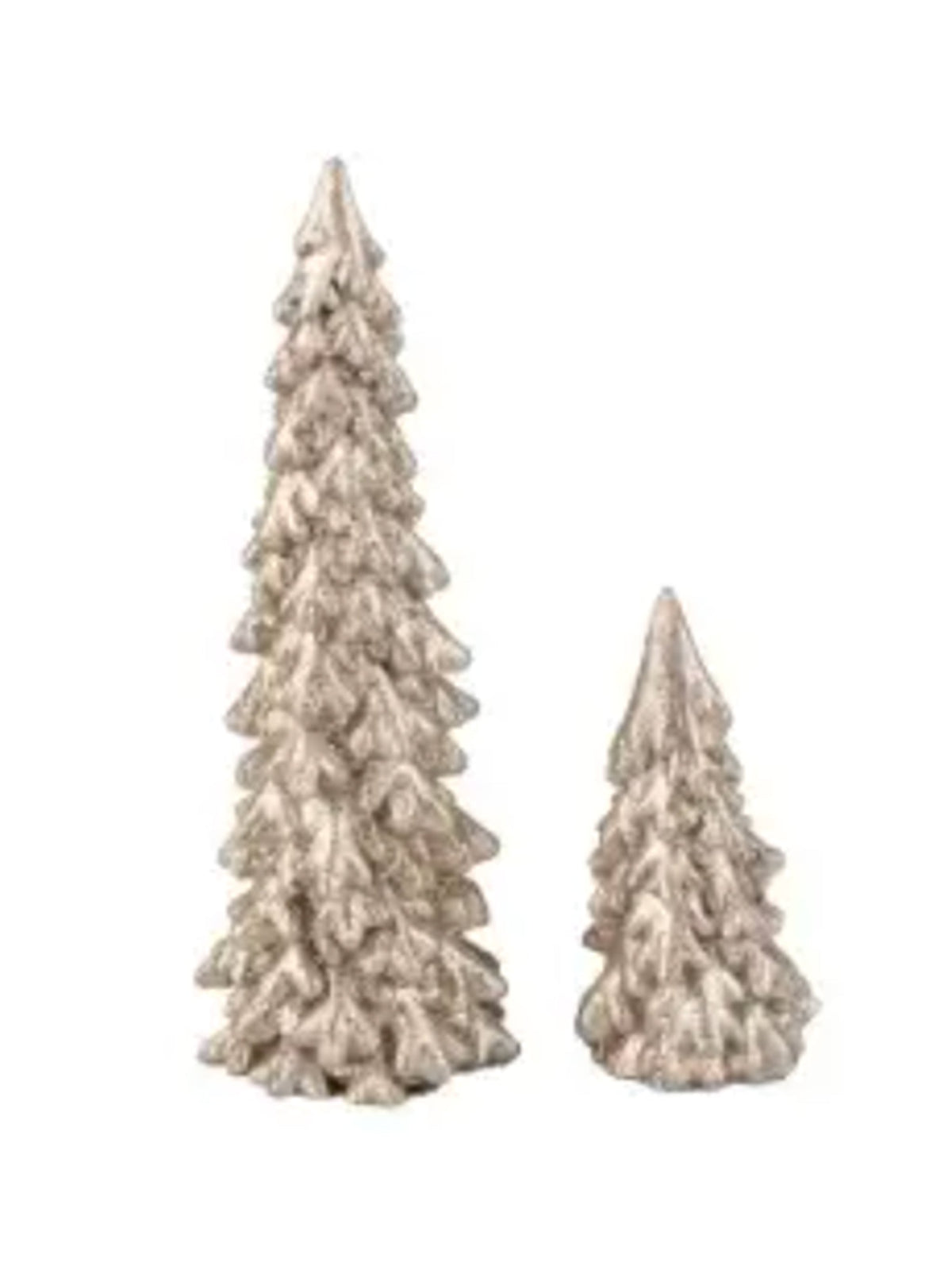 Champagne Fir Tree Pair