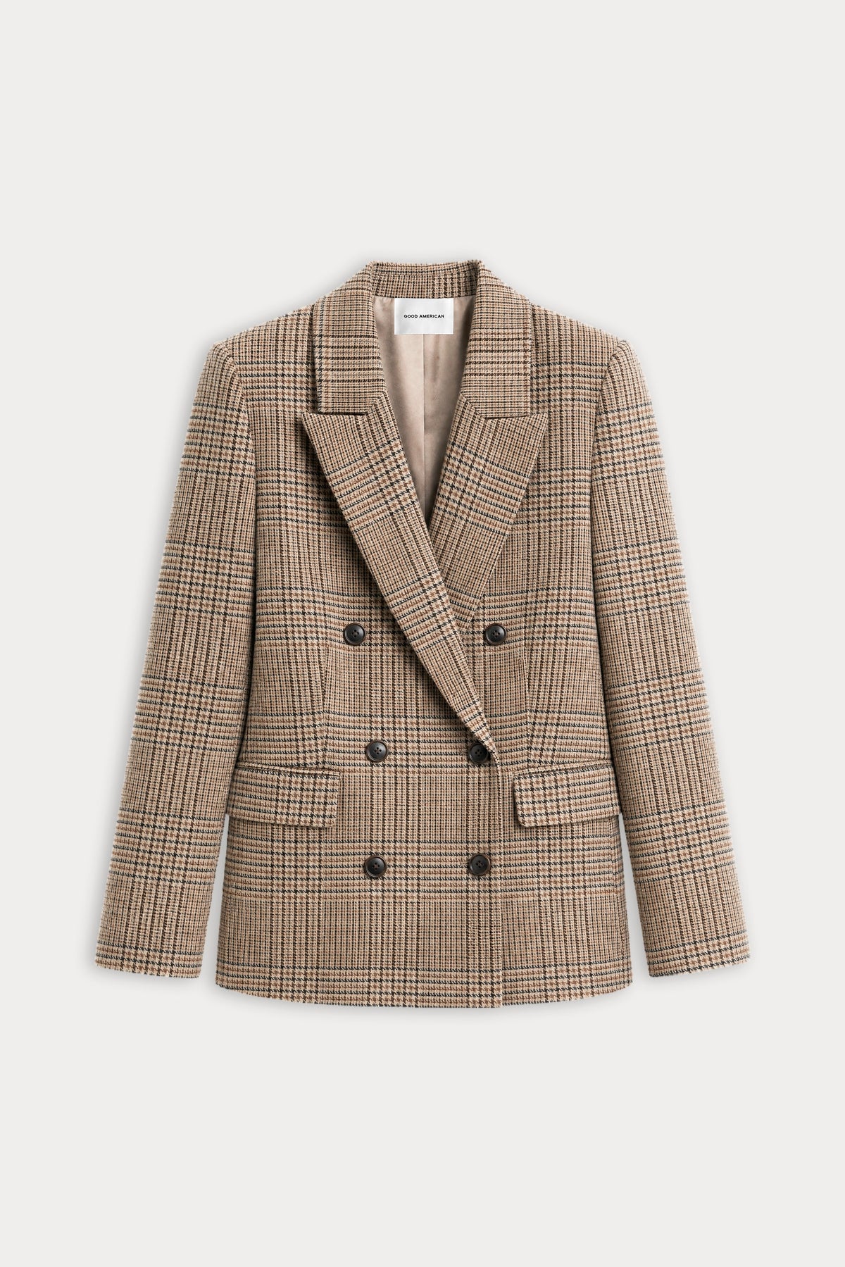THE DOUBLE BREASTED BLAZER | BROWN PLAID