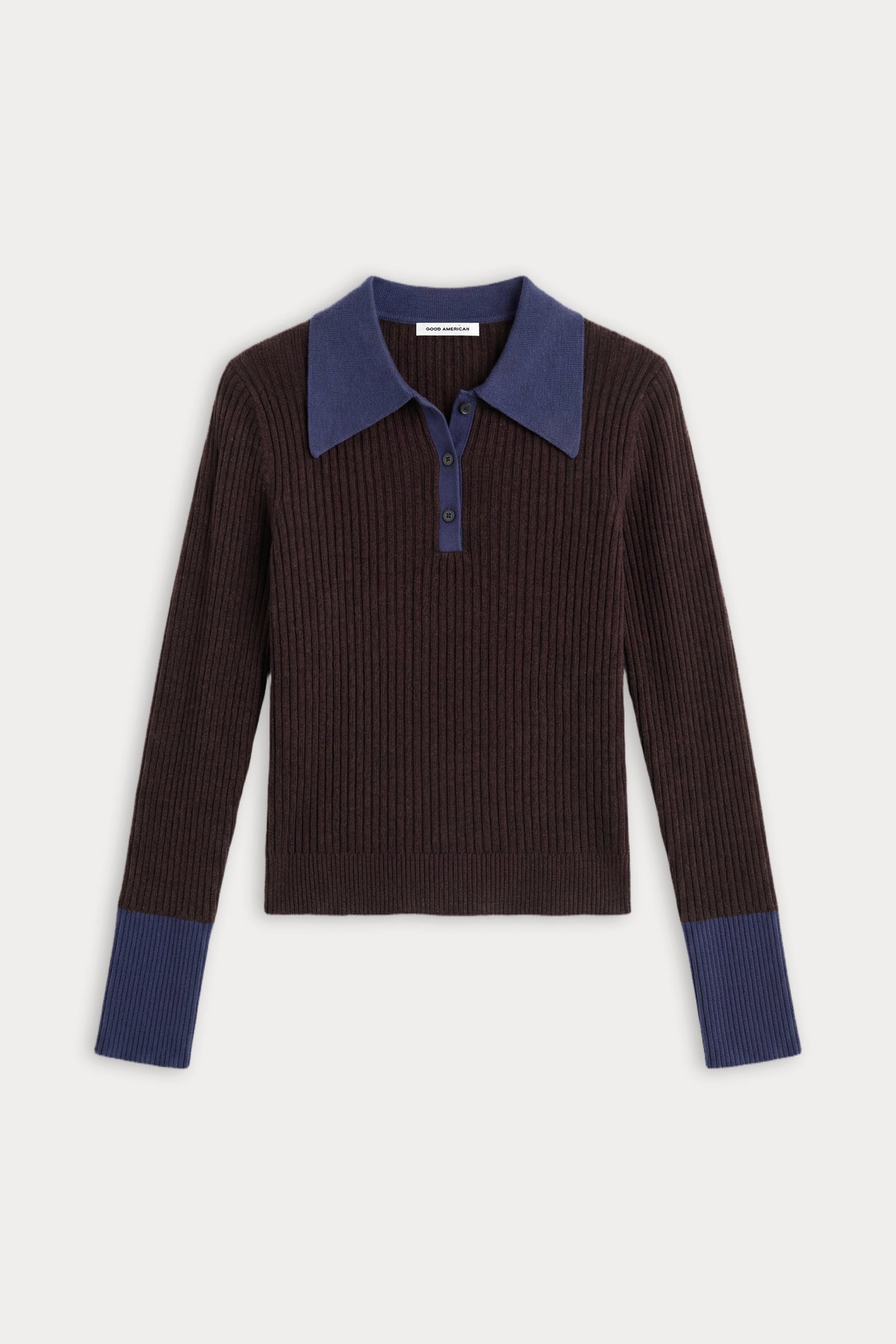 THE KNIT POLO SWEATER | ESPRESSO