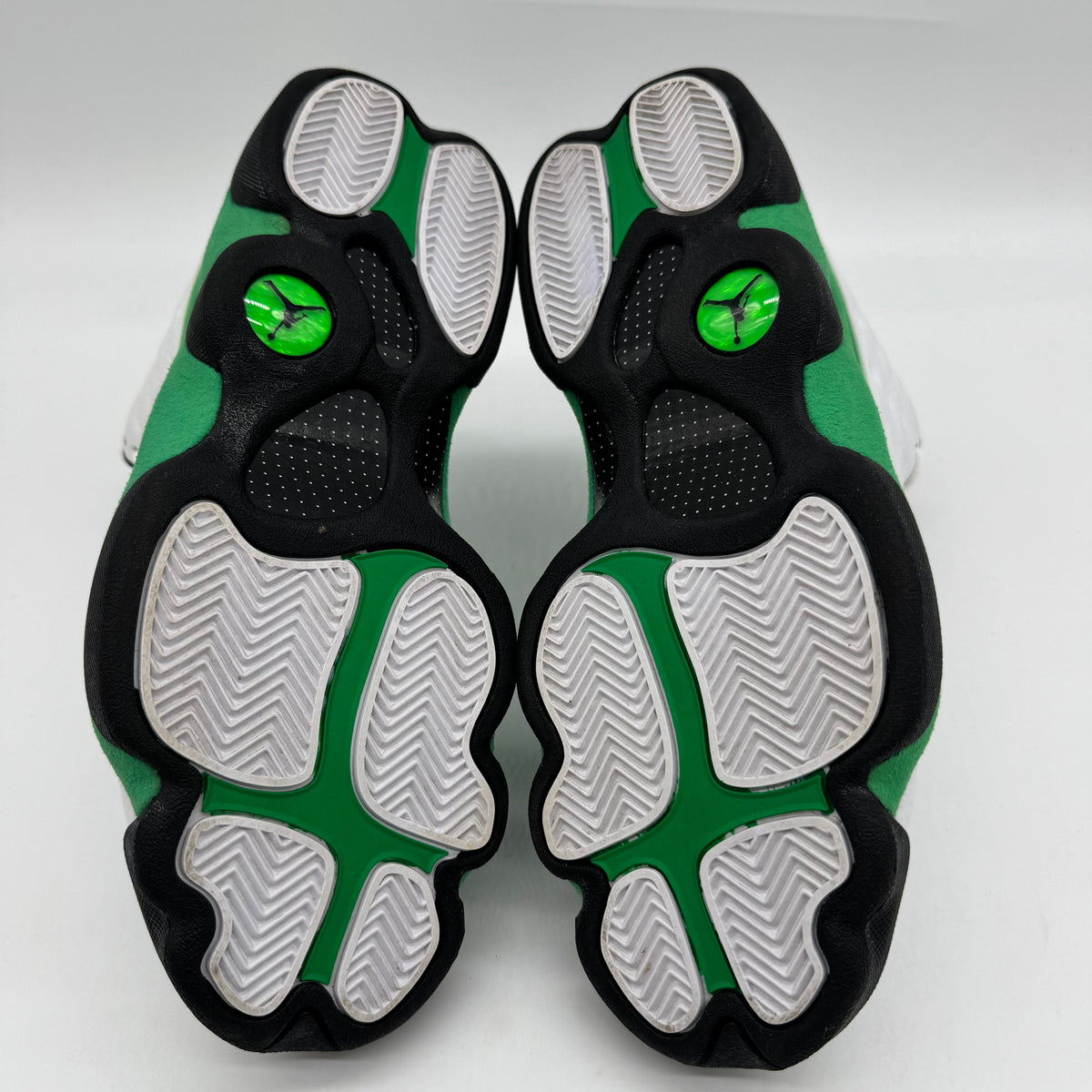Jordan 13 White Lucky Green
