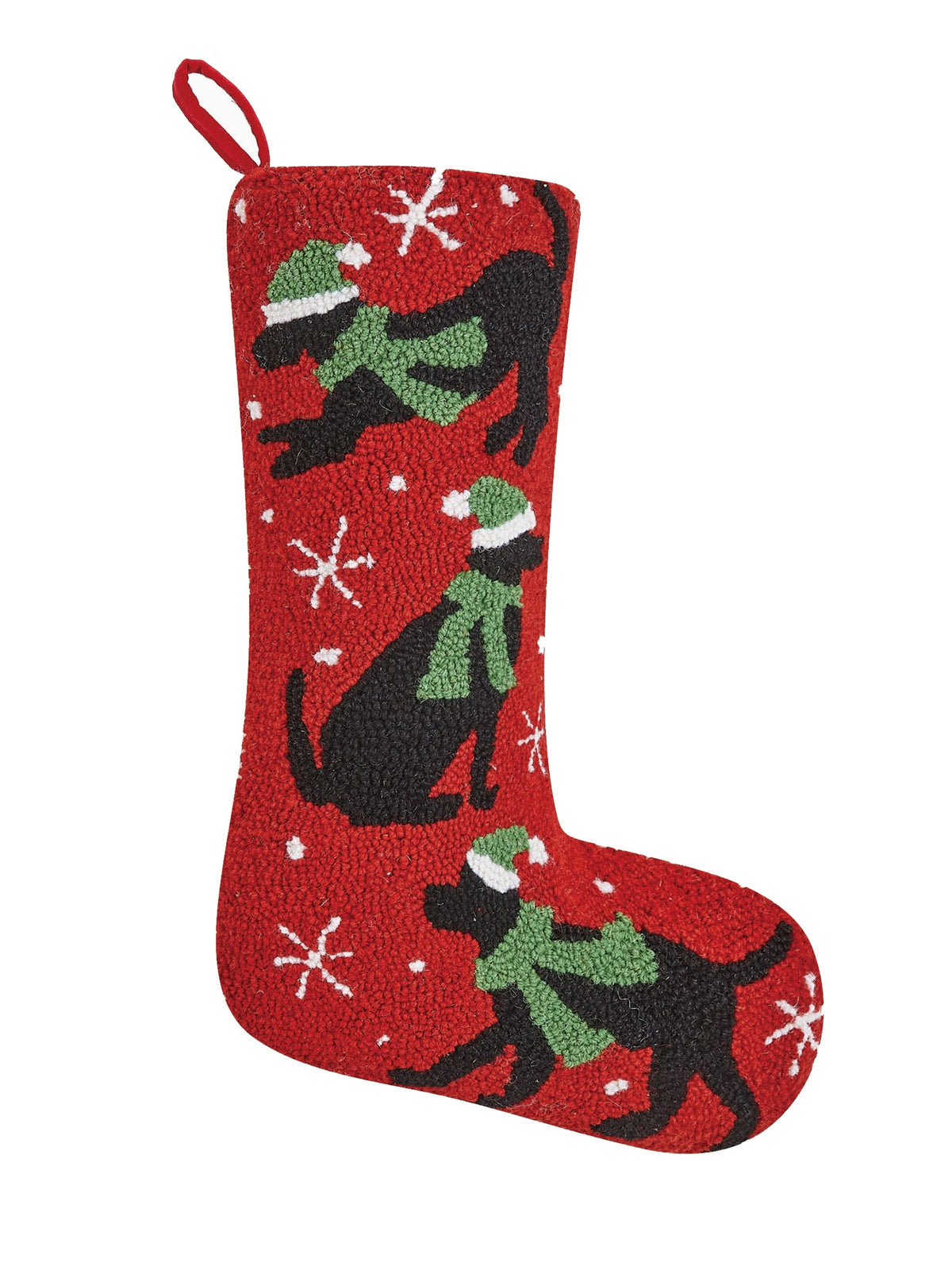 Labrador Trio Hook Stocking