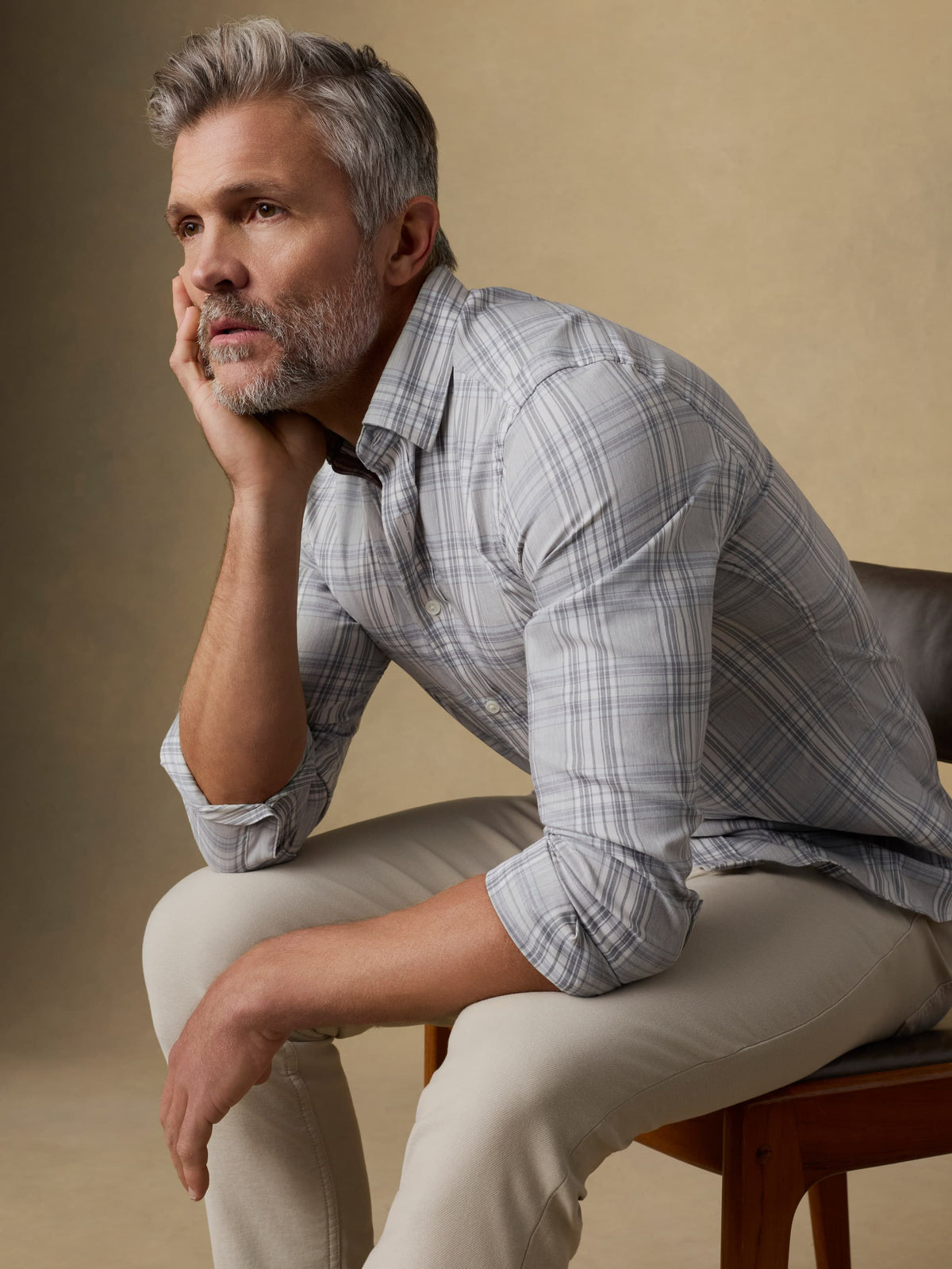 The Movement Shirt - Grey Cloud Plaid