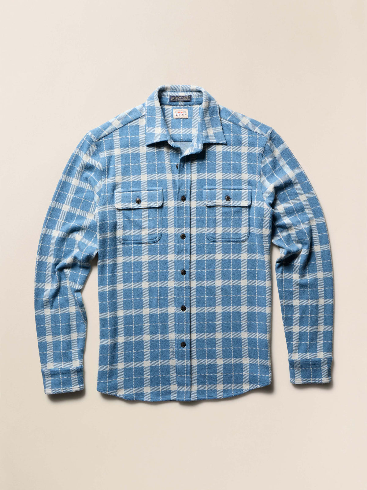 Legend Sweater Shirt - Blue Landing Plaid