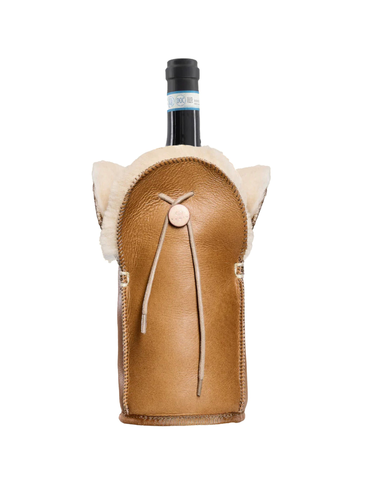 Serengeti Leather Bottle Cooler