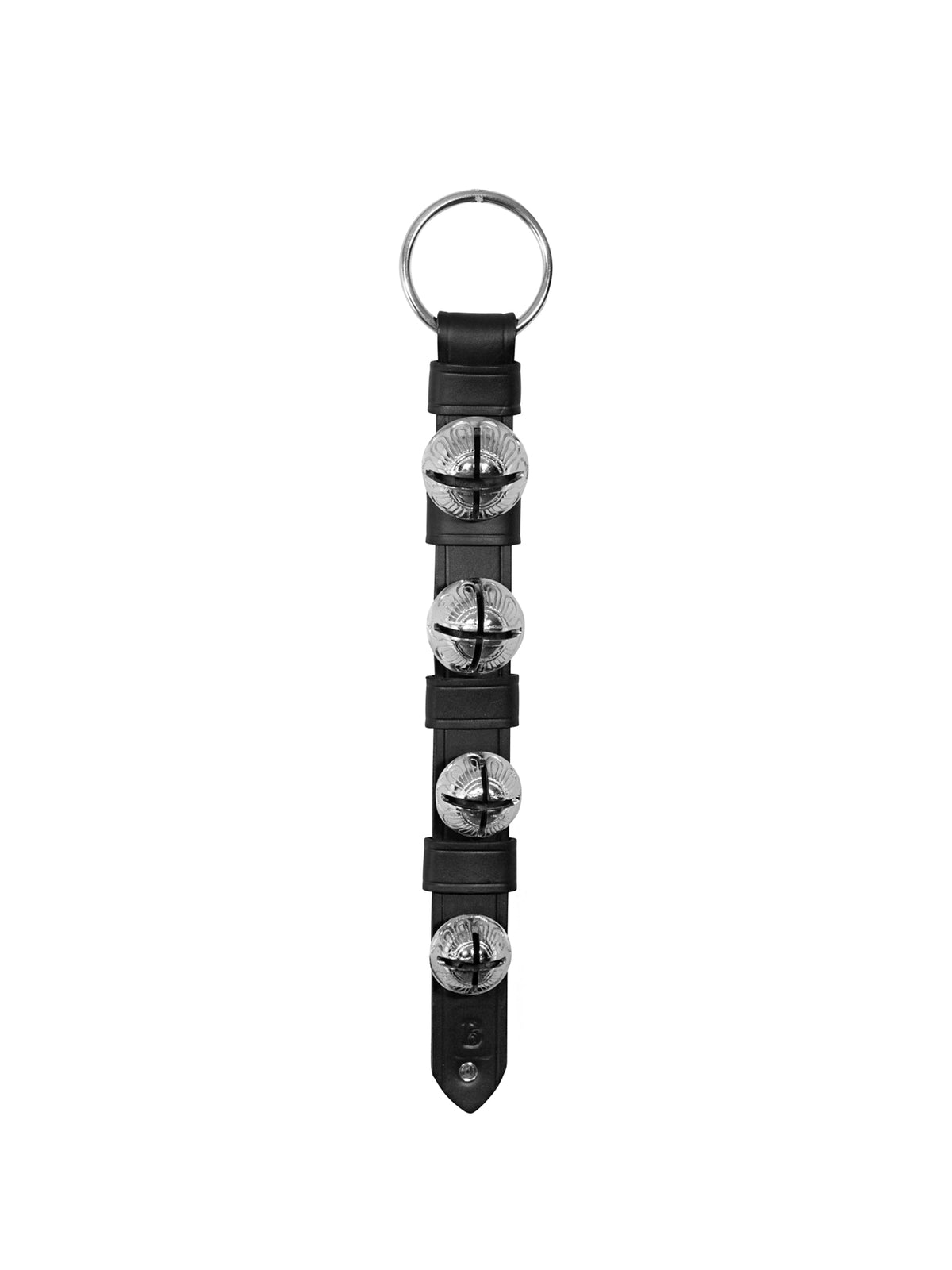 Heirloom Sleigh Bells with Black Leather Straps