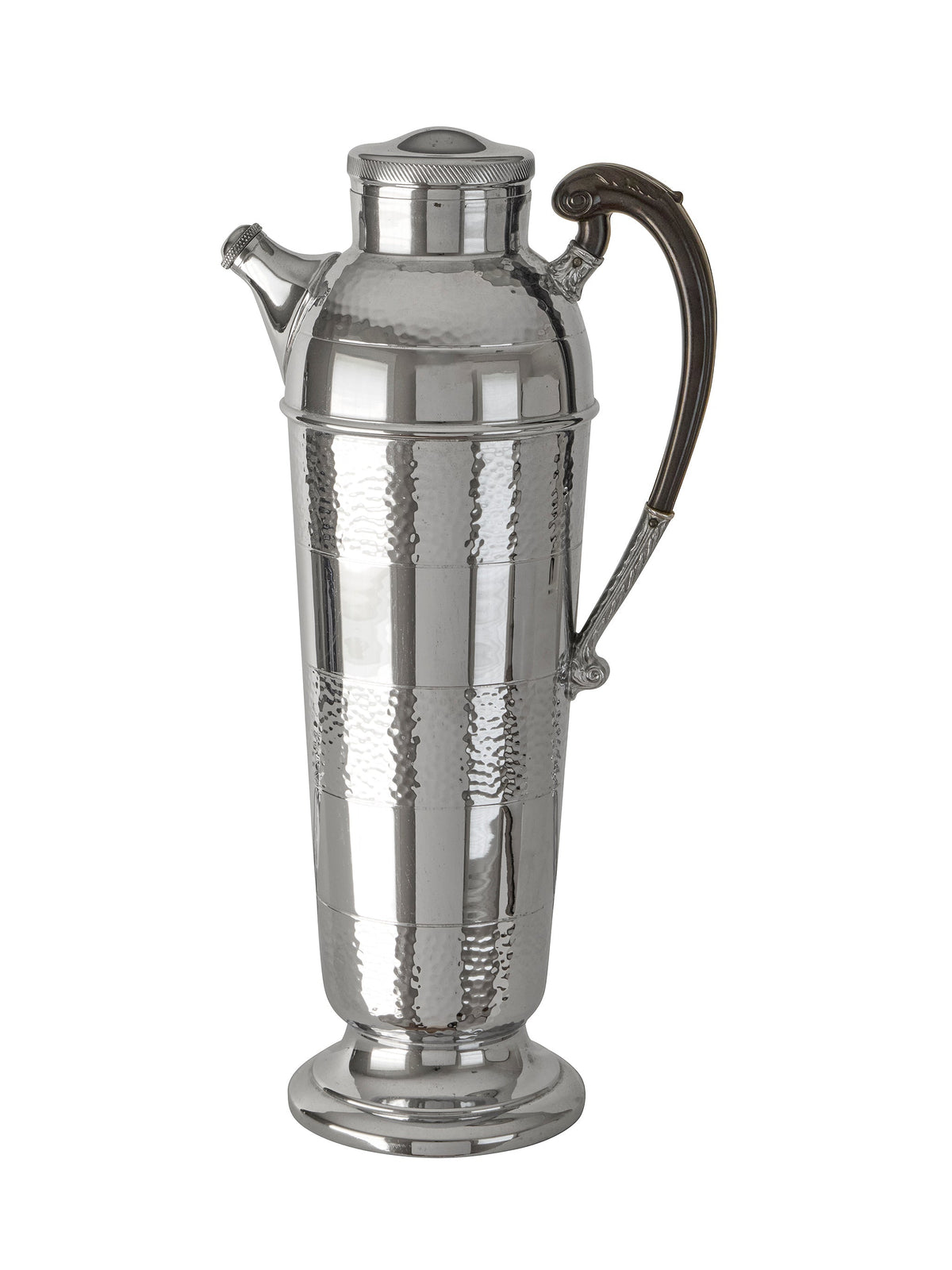 Vintage Art Deco Hammered Cocktail Shaker