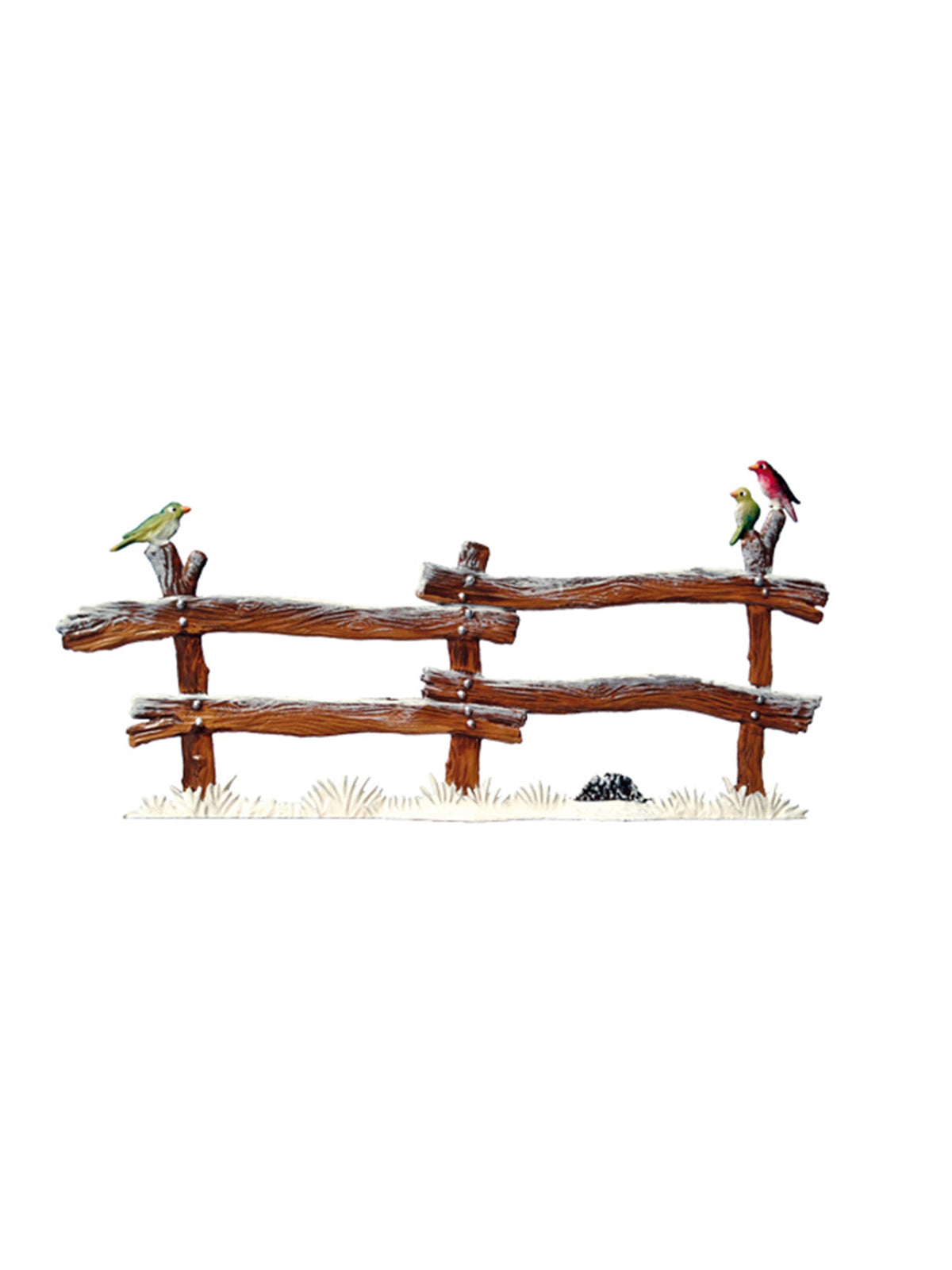Wilhelm Schweizer Pewter Winter Wooden Fence