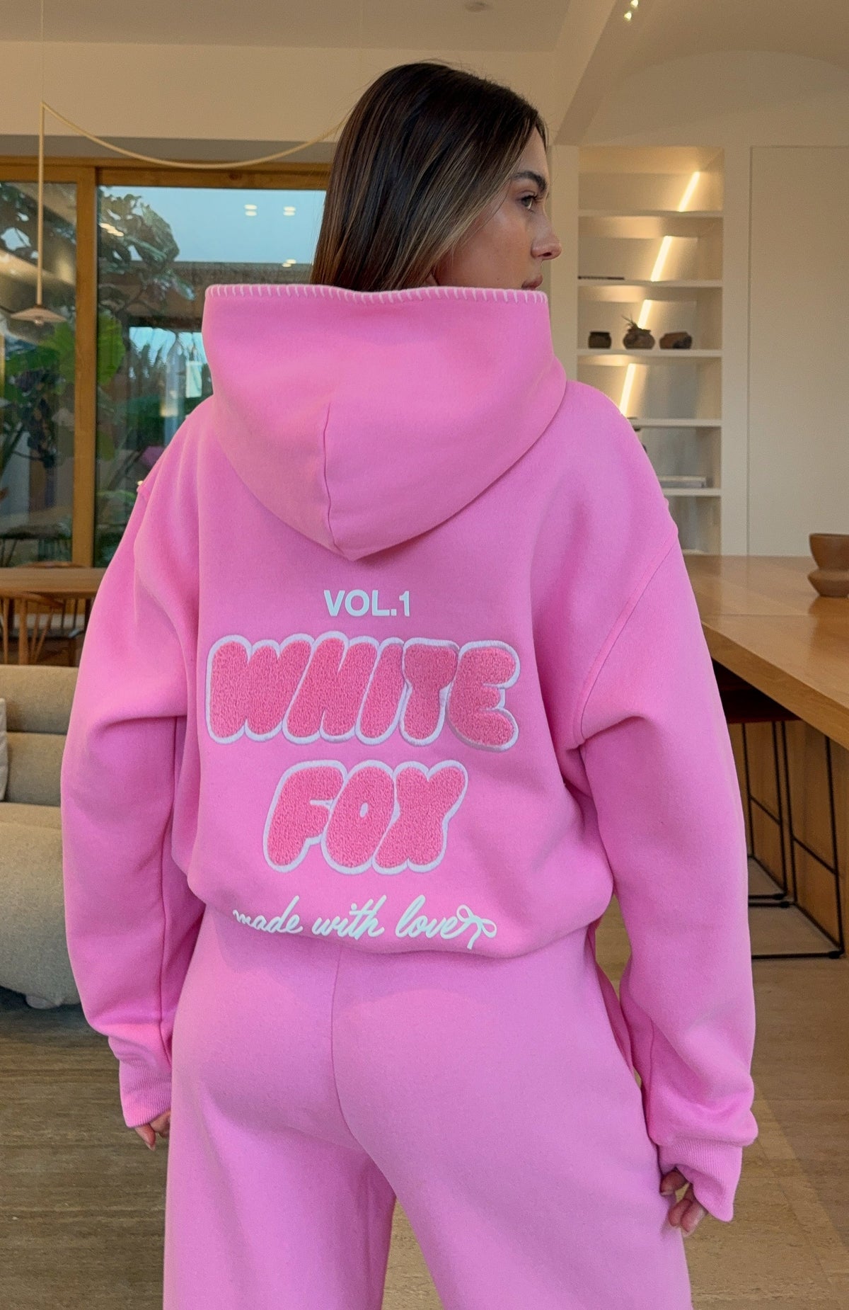 Vol. 1 Oversized Hoodie Bubblegum