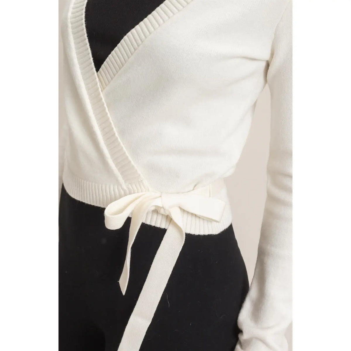 WRAP KNIT CARDIGAN