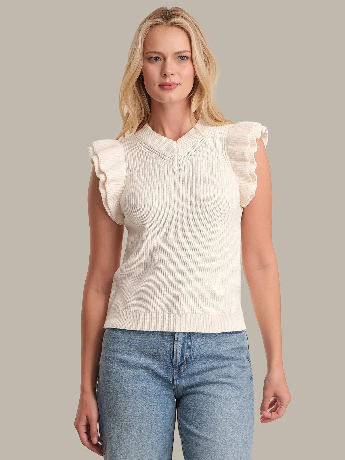 FAYE RUFFLE TOP