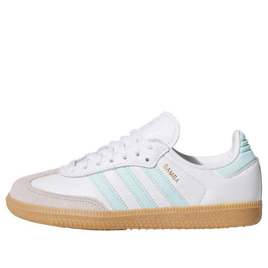 (GS) adidas Samba OG 'White Flash Aqua Gum' JP5481