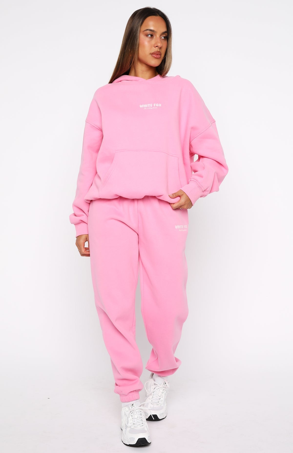 Daydreamers Nadia Oversized Hoodie Bubblegum