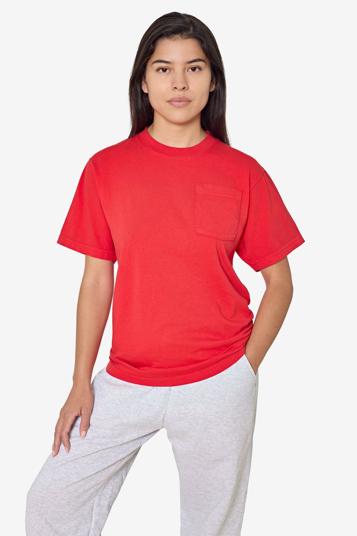 1809GD Unisex - Short Sleeve Garment Dye Pocket T-Shirt