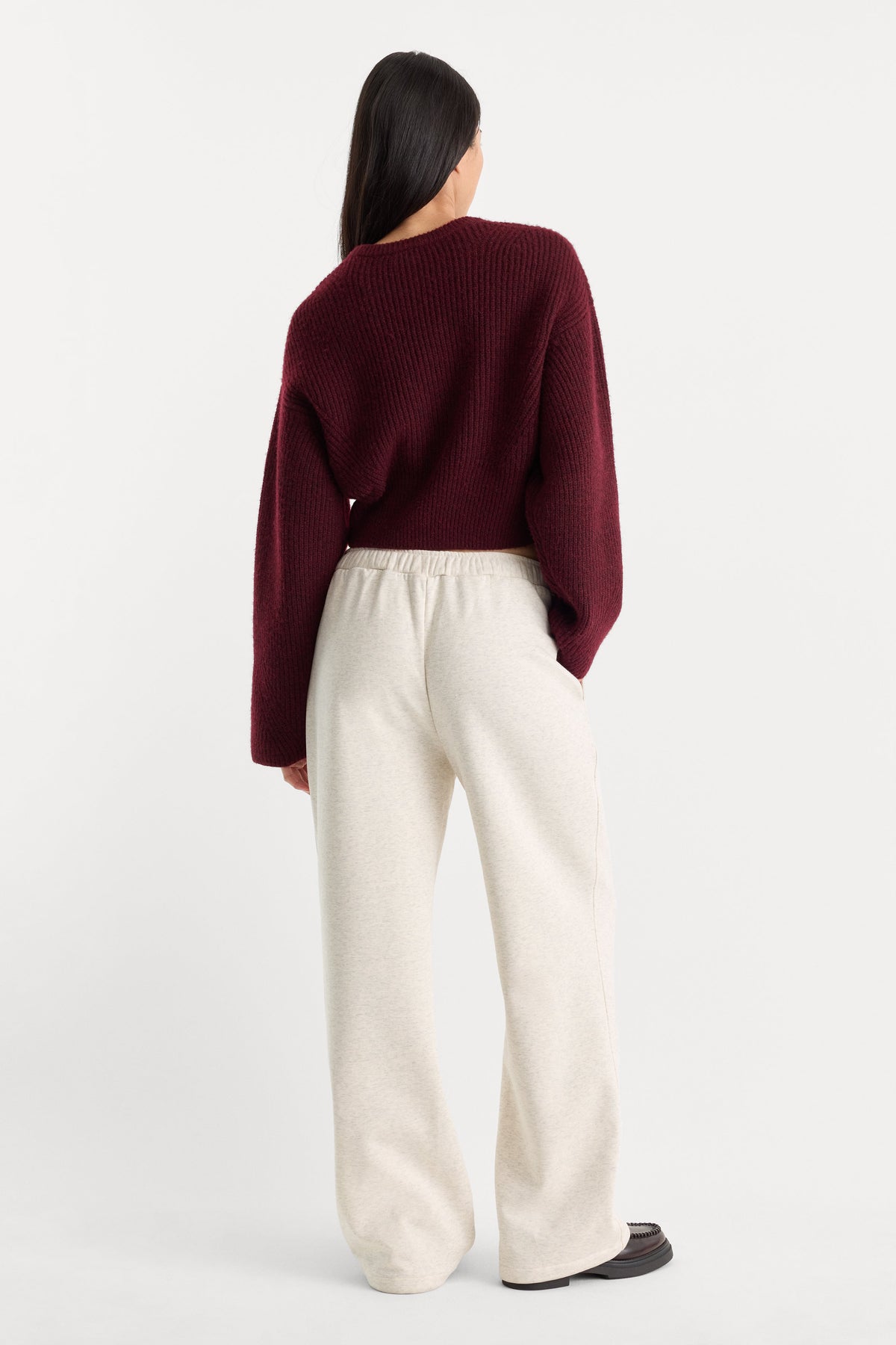 THE BRUSHED FLEECE SWEATPANT | OATMEAL
