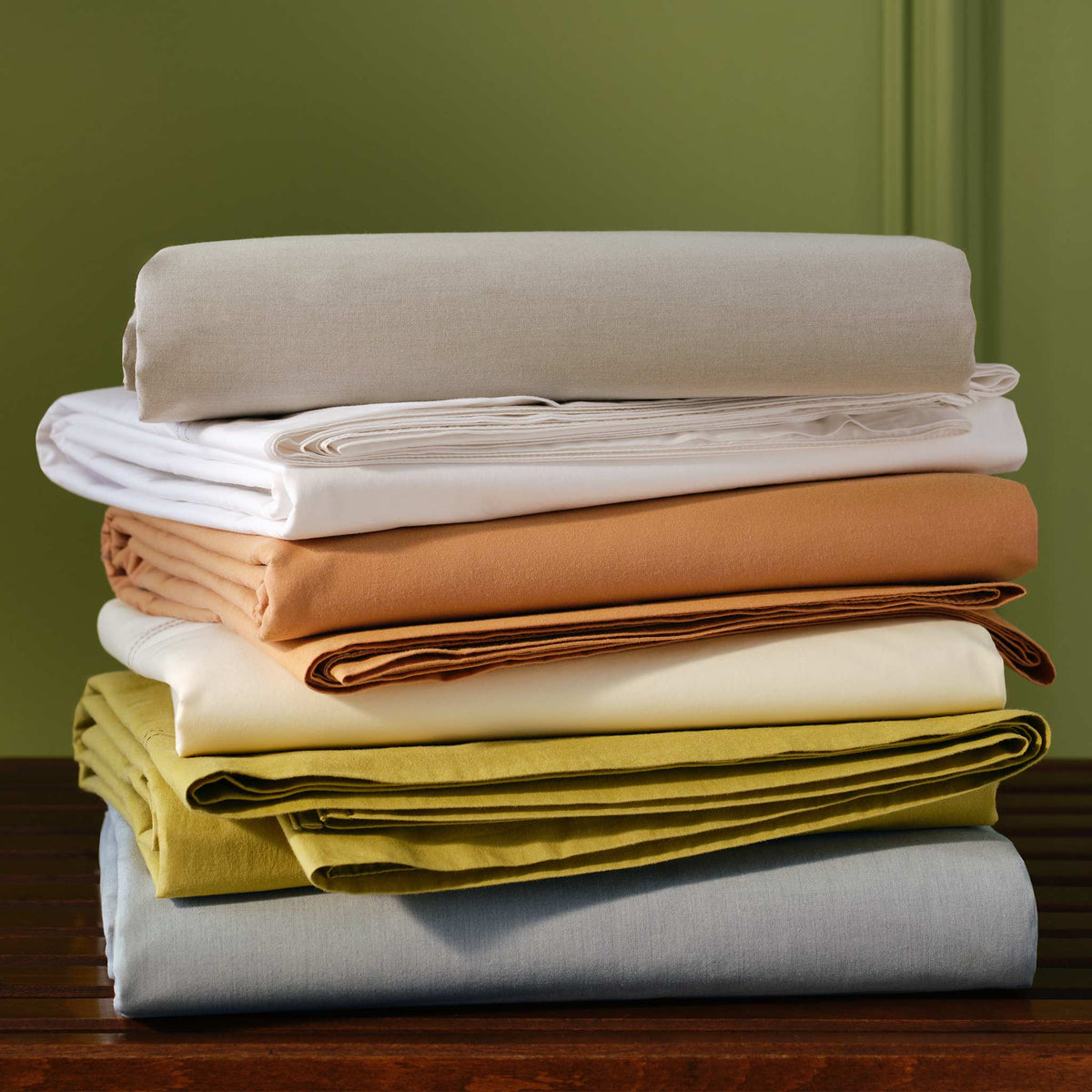 Washed Classic Percale Duvet Set Bundle