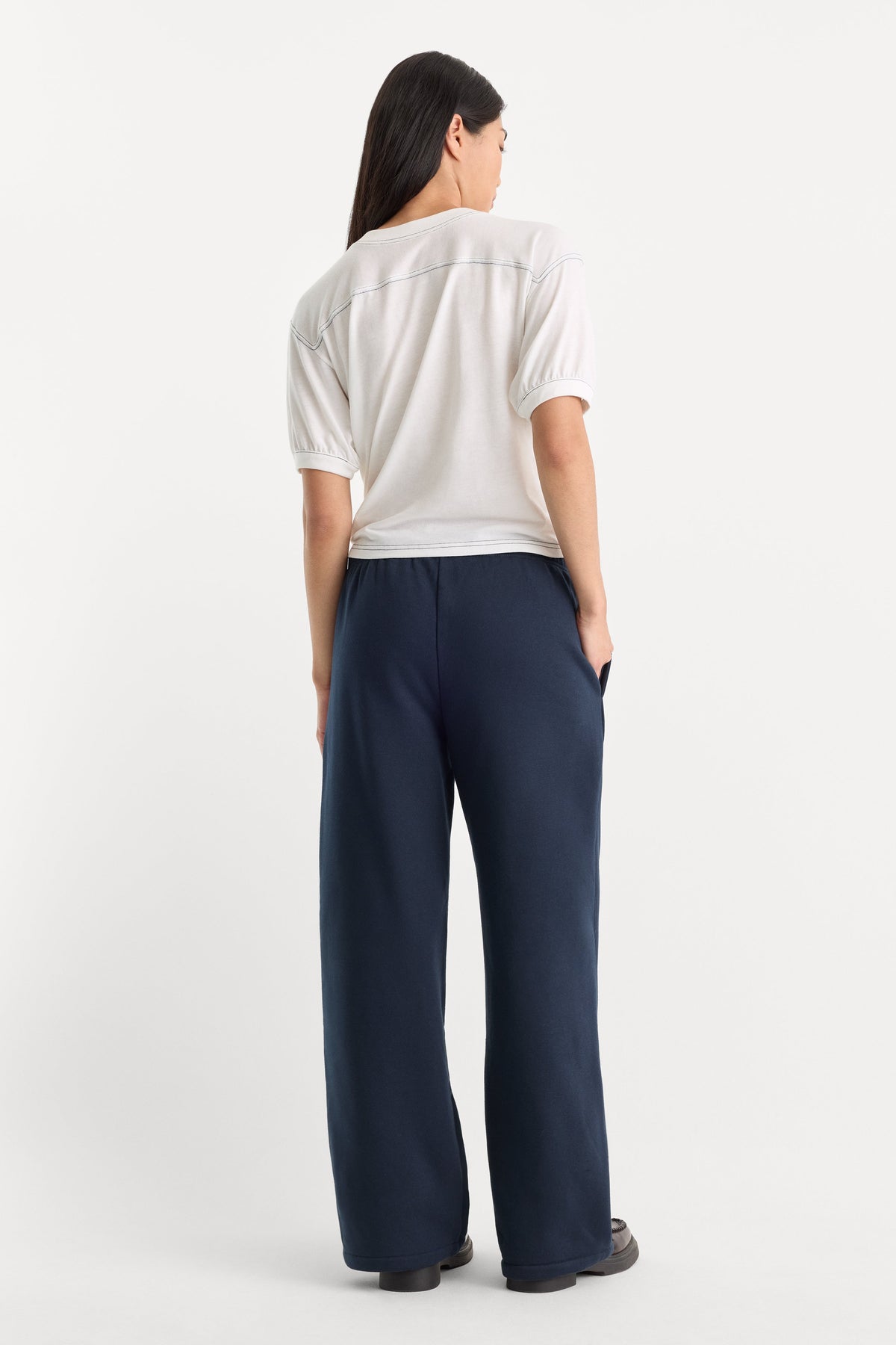 THE BRUSHED FLEECE SWEATPANT | NEW NAVY