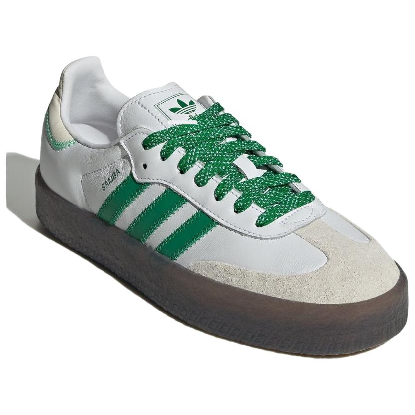 (WMNS) adidas Sambae 'Cloud White Green' IE9105
