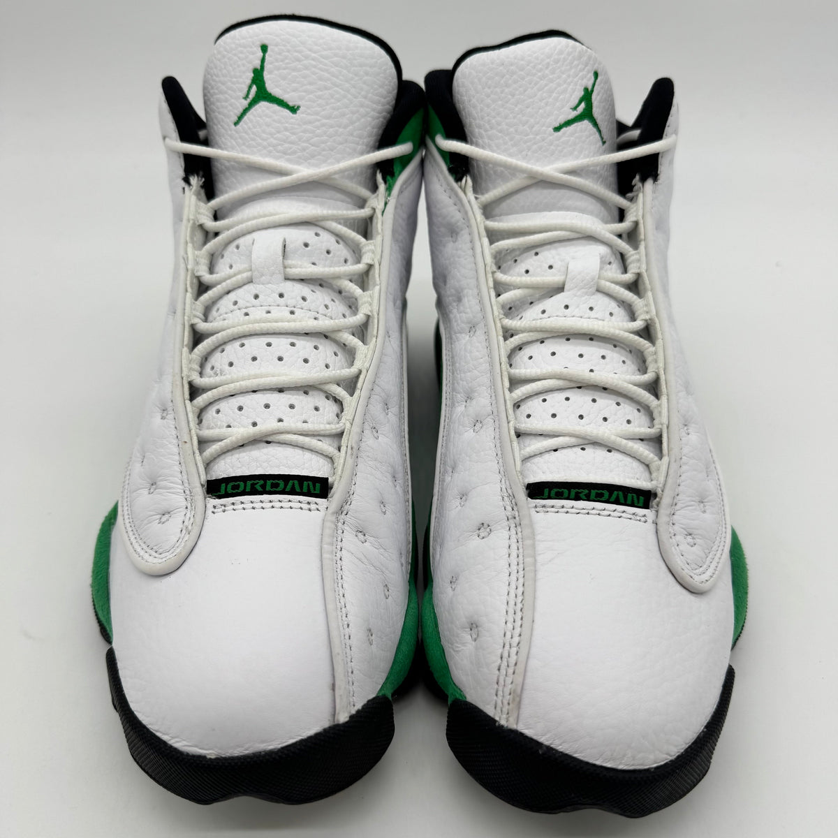 Jordan 13 White Lucky Green