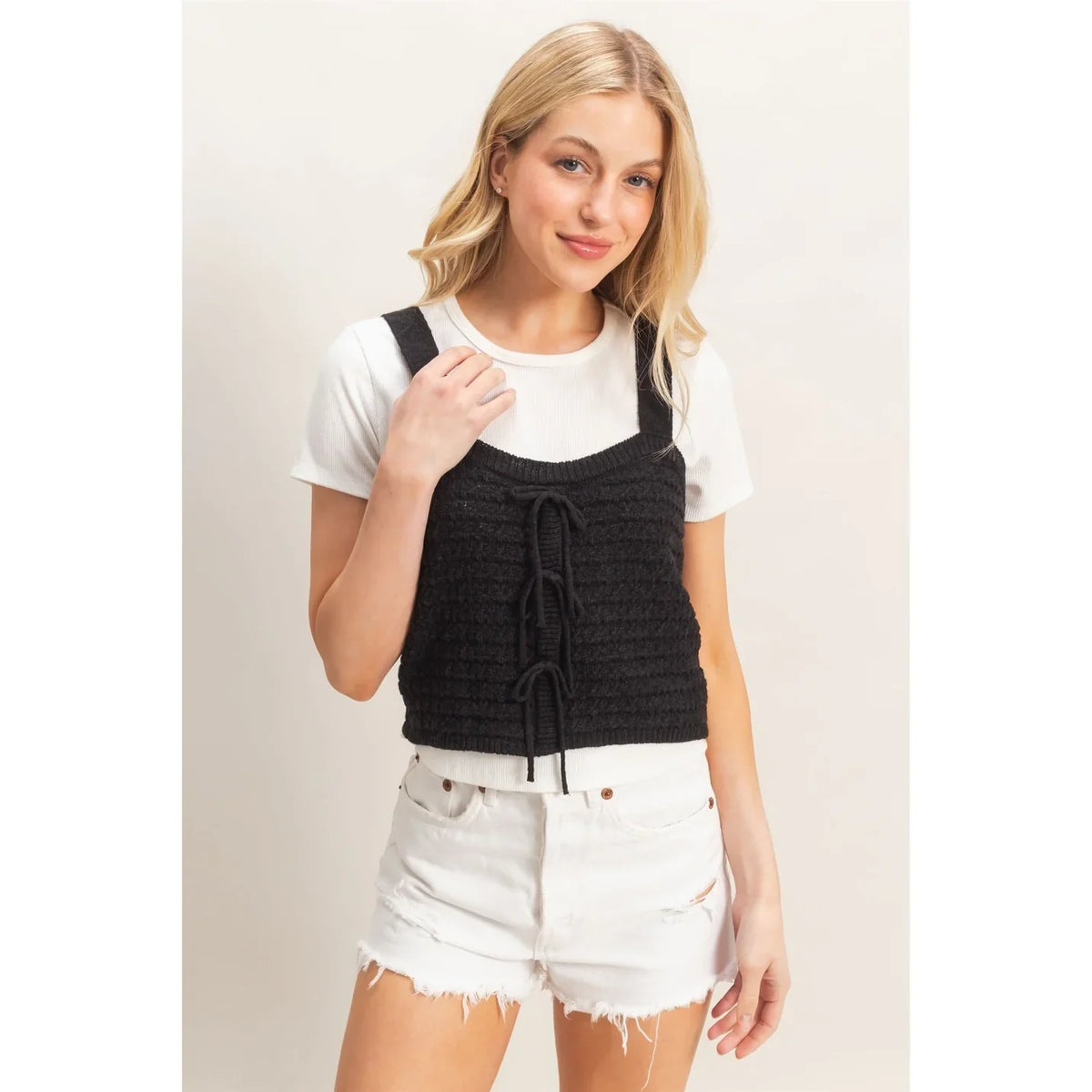 TEXTURED KNIT TANK