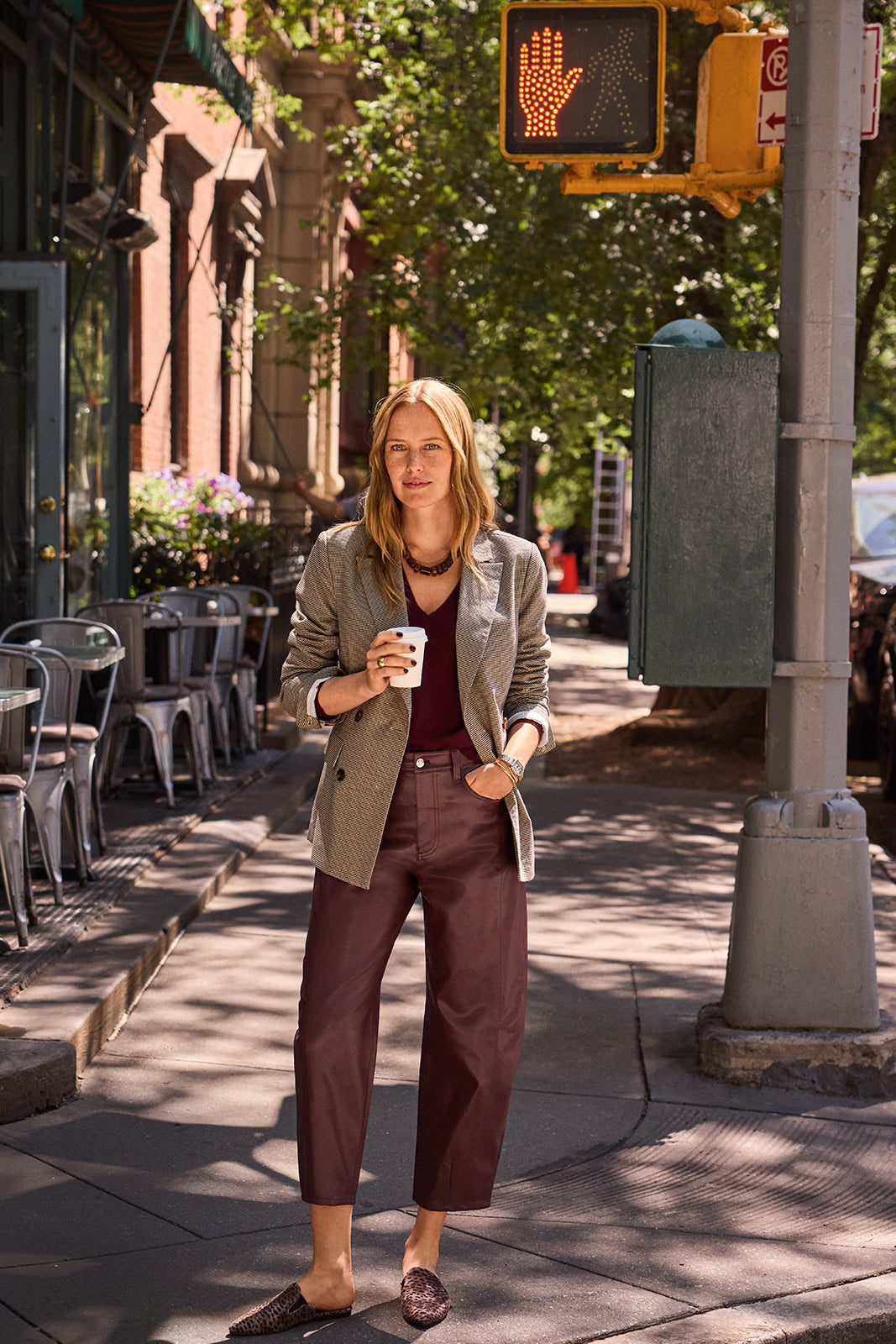 Fern Plaid Blazer