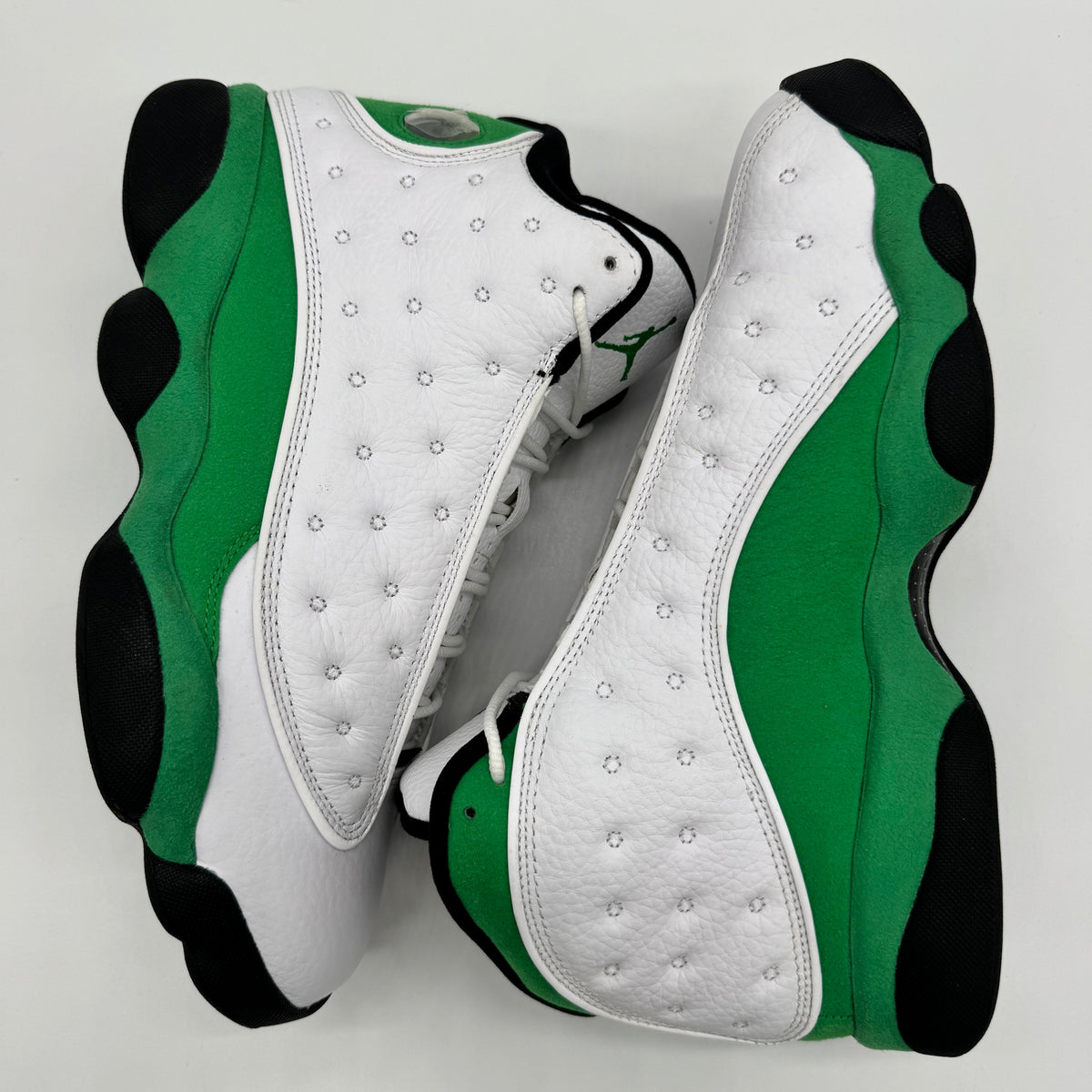 Jordan 13 White Lucky Green