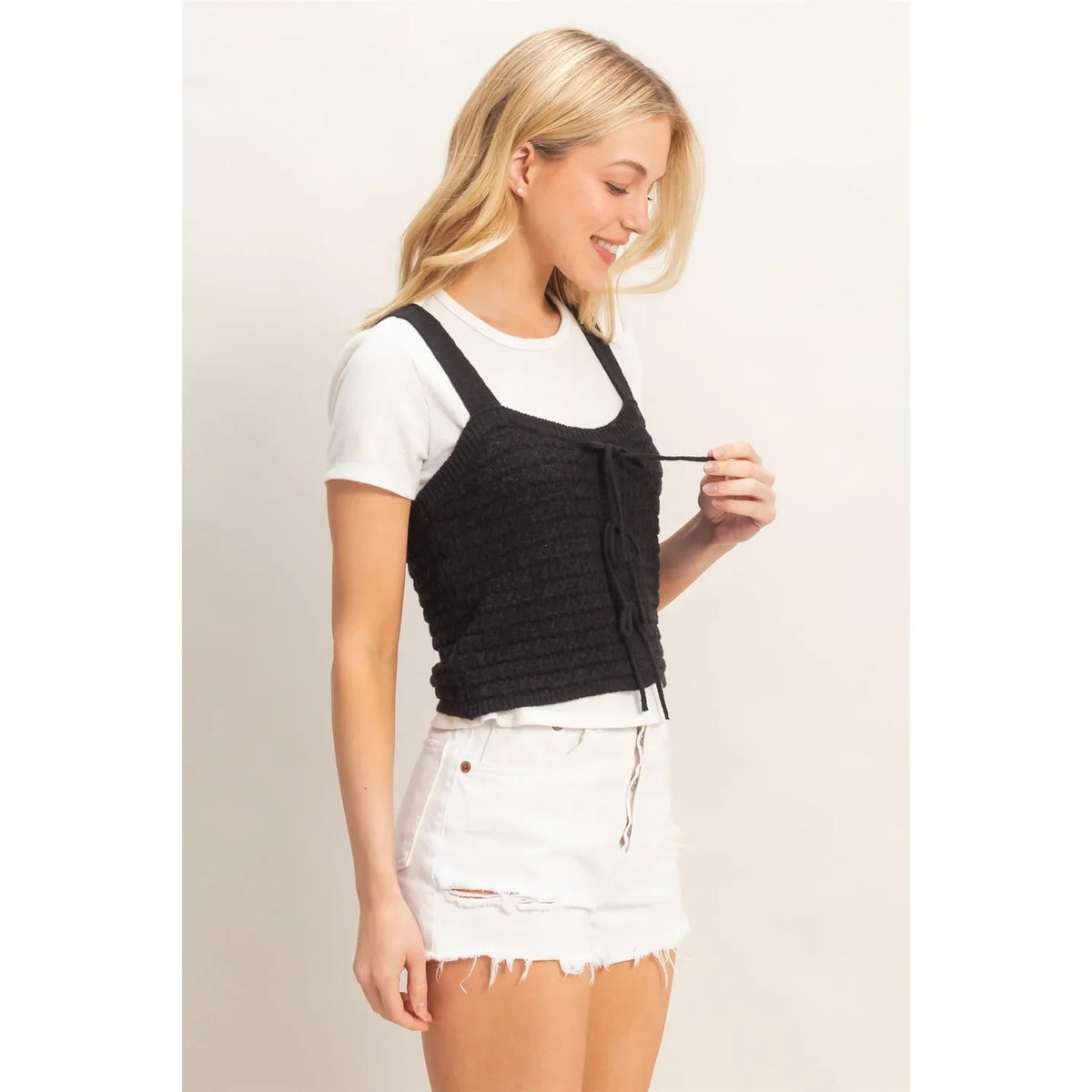 TEXTURED KNIT TANK