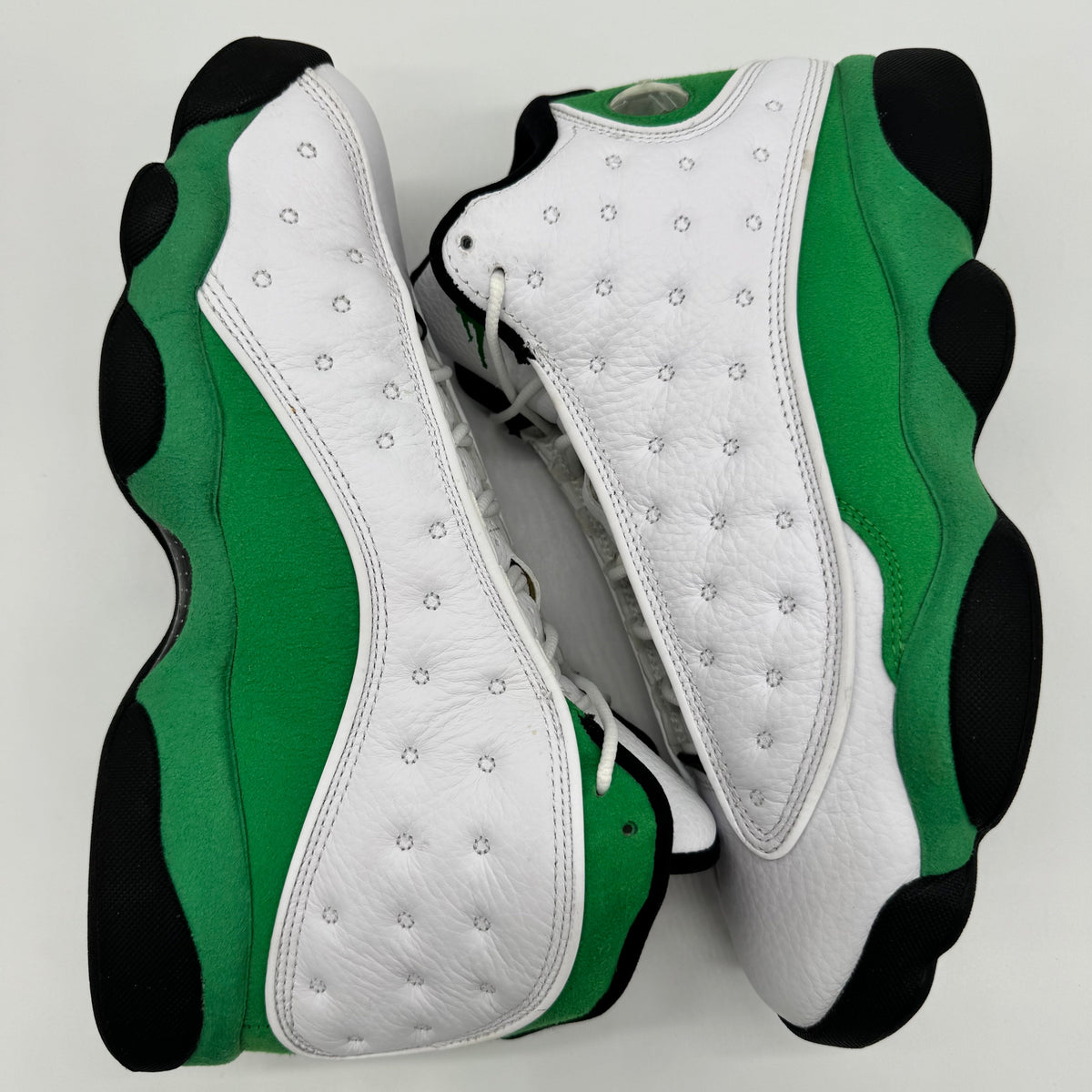 Jordan 13 White Lucky Green