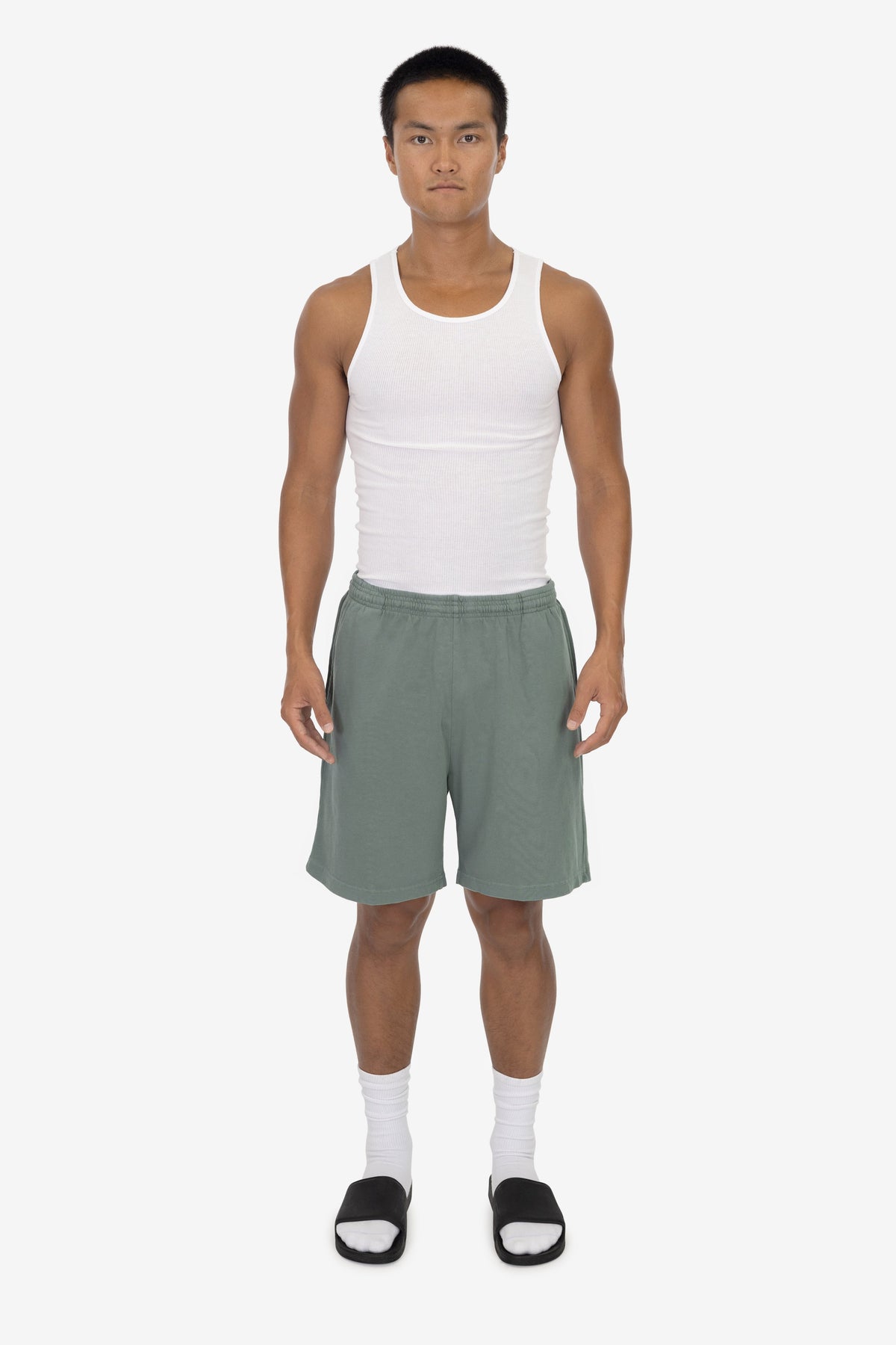 1241GD - Mid-Length Heavy Jersey Shorts