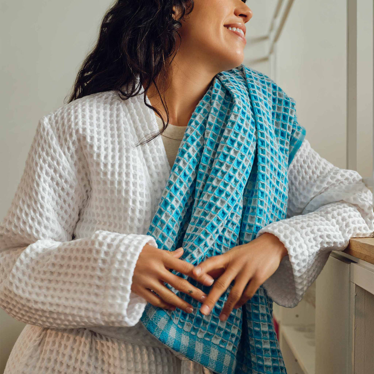 Dreamweave Waffle Bath Towels Set of 2 - Last Call