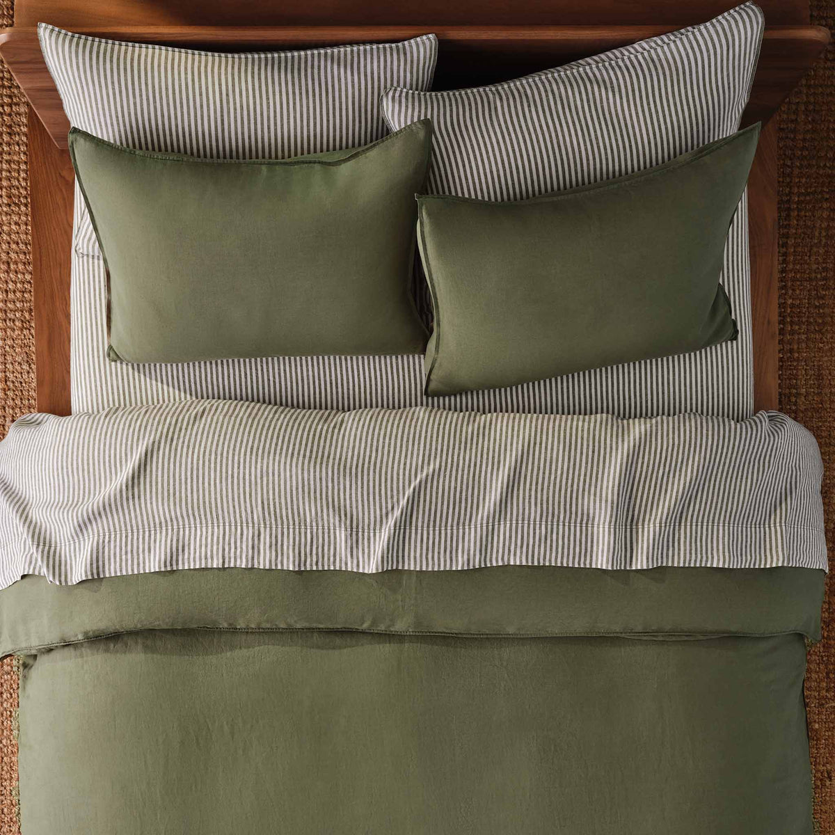 Washed European Linen Core Sheet Set