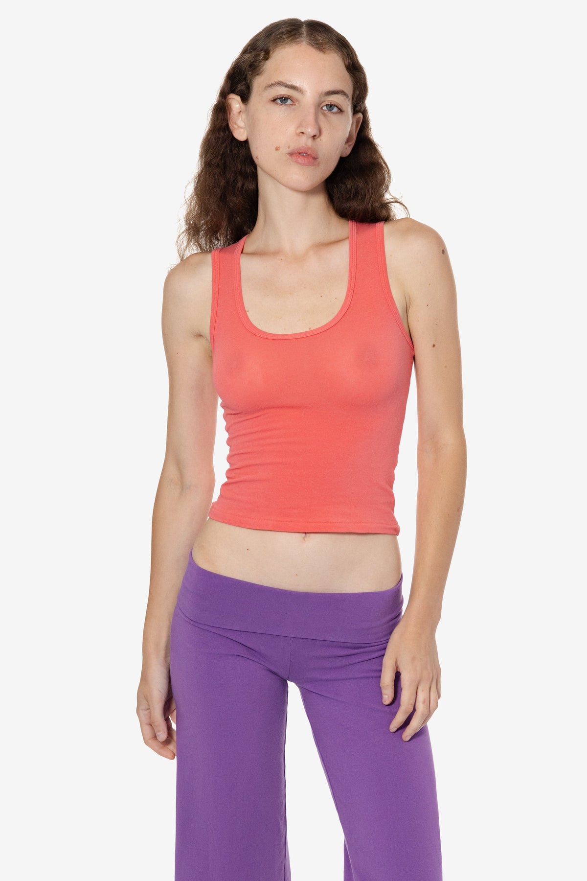 CC380 - Cheesecloth Scoopneck Tank