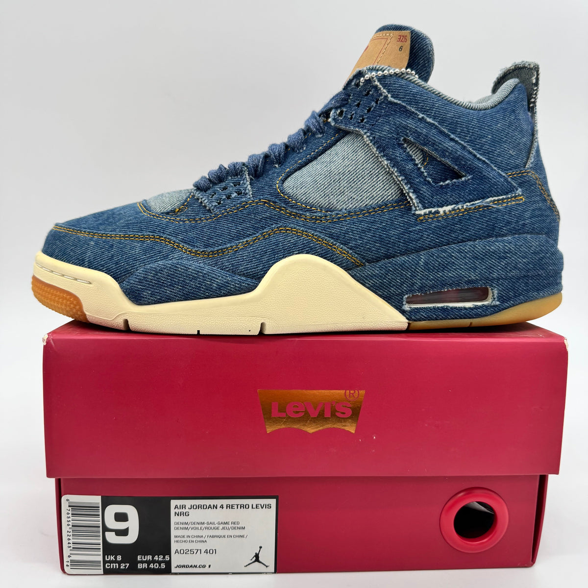 Jordan 4 Levis Denim