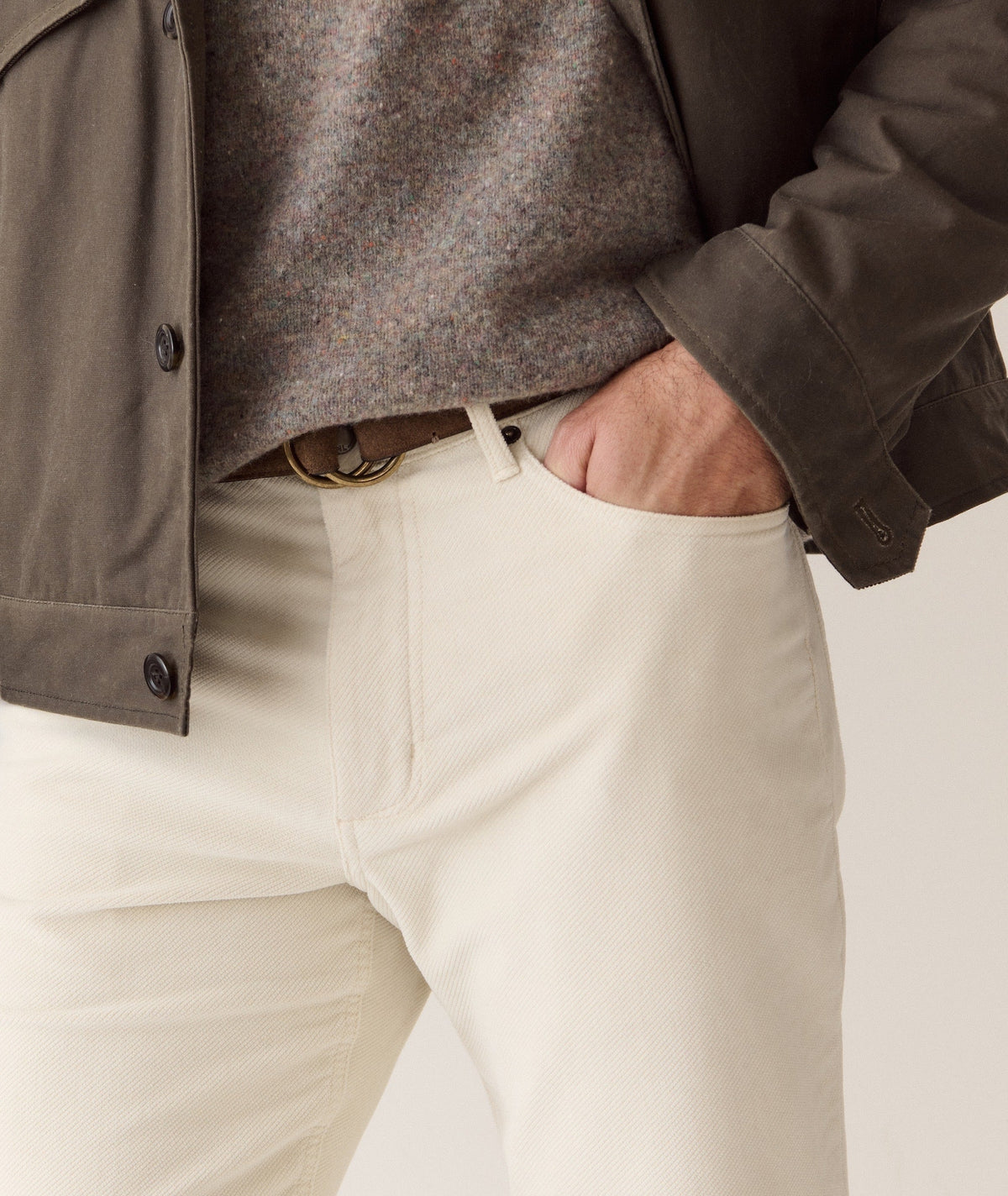 Flex Terry Moleskin Pant - Slim Straight