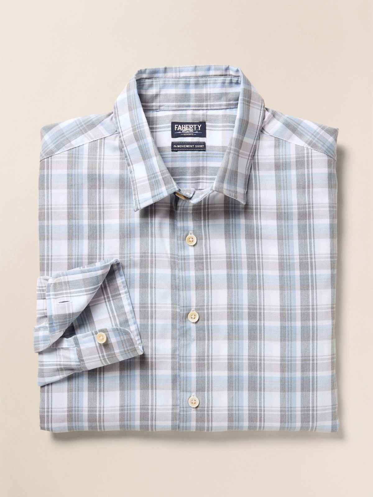 Movement Monterey Shirt - Morning Mist Plaid