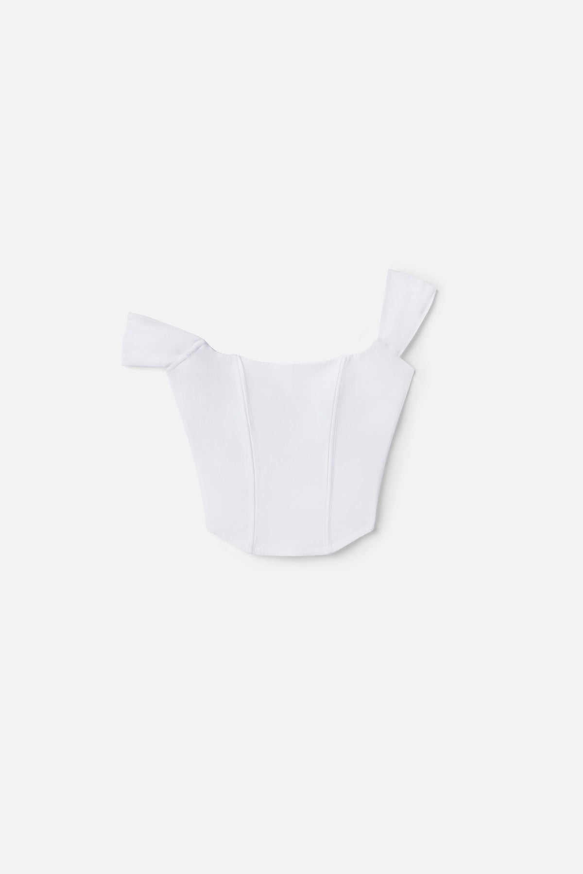 DOLLY SUPER STRETCH CORSET TOP | WHITE001
