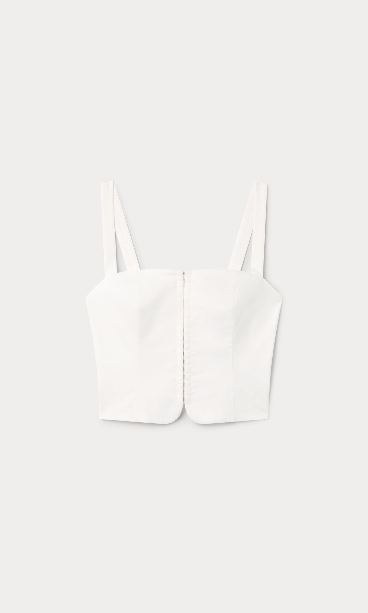 THE LINEN CORSET | CHALK