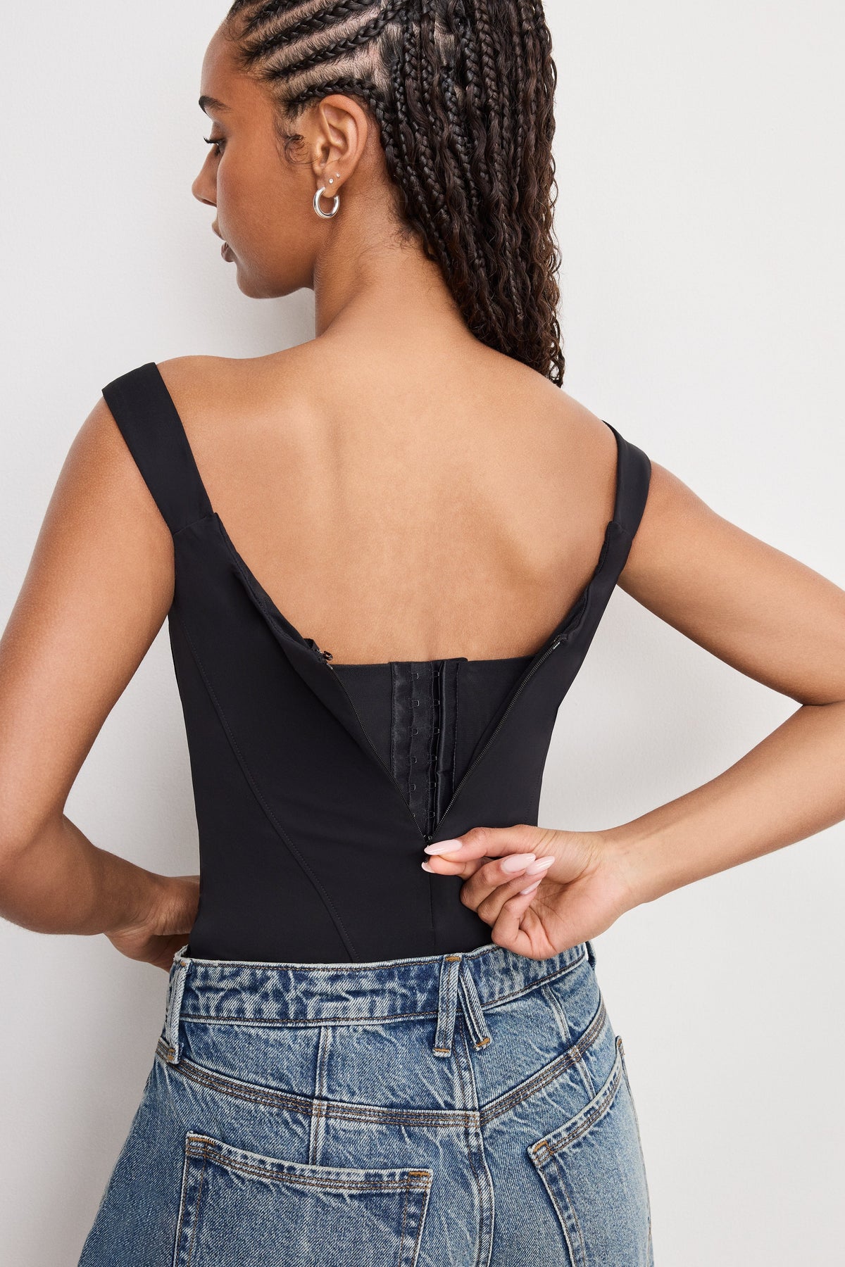 SCULPTING CORSET BODYSUIT | BLACK001