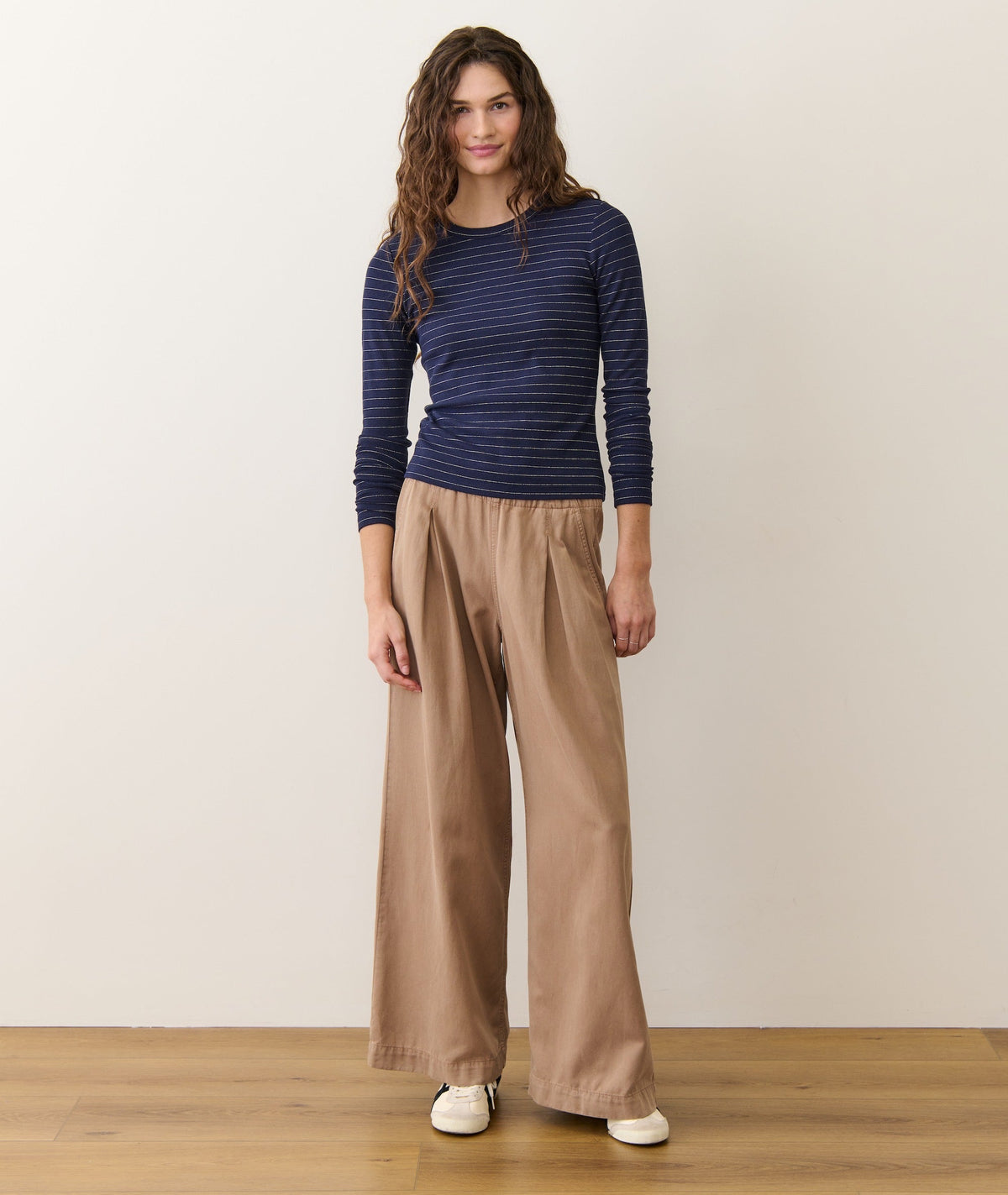Lexi Rib Sun-In Long Sleeve Crew Tee