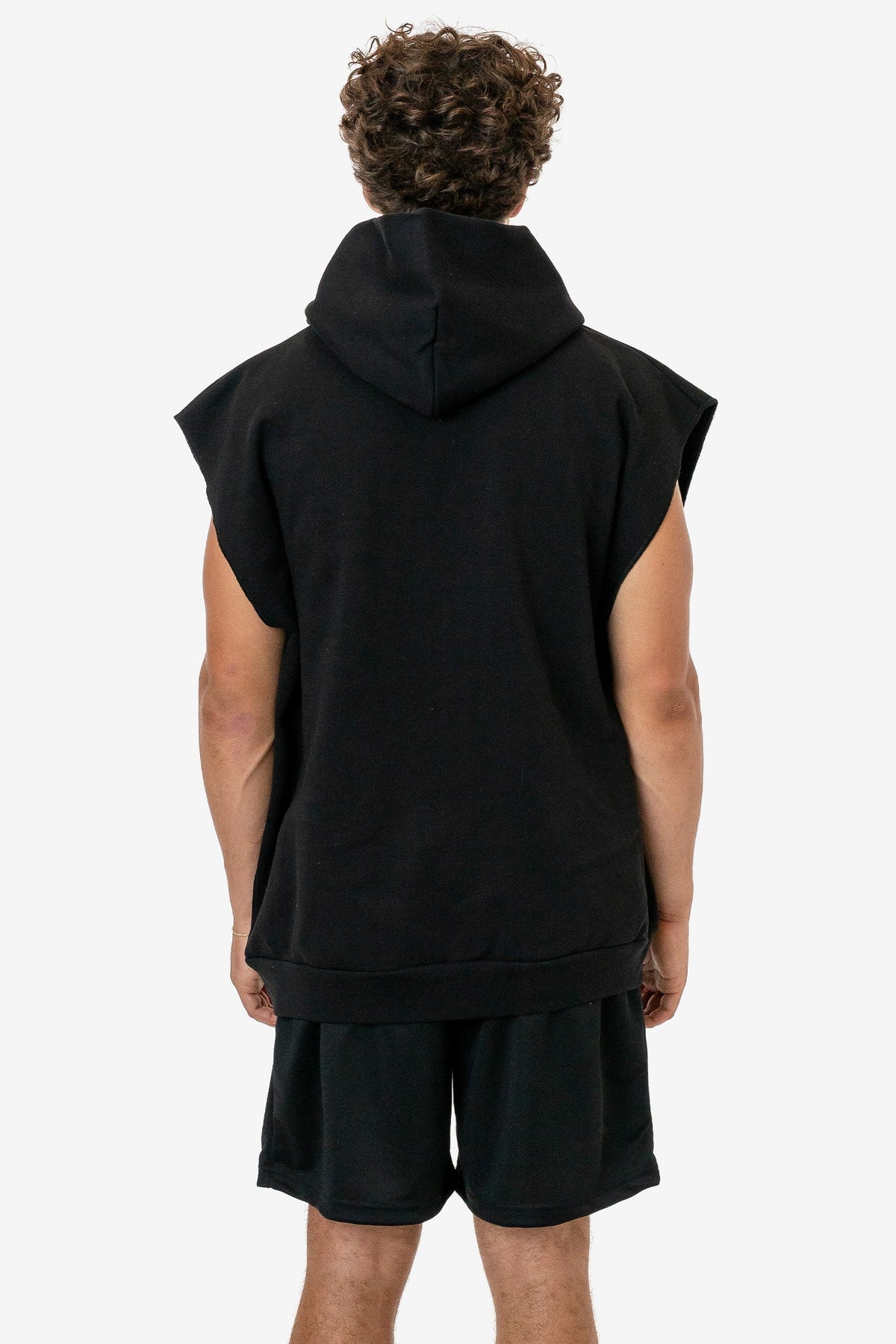 HF08 - Heavy Fleece Sleeveless Hoodie (Piece Dye)