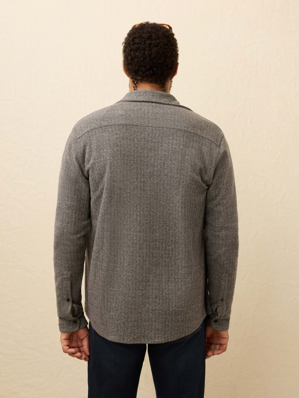 Legend Sweater Shirt - Alpine Grey Herringbone