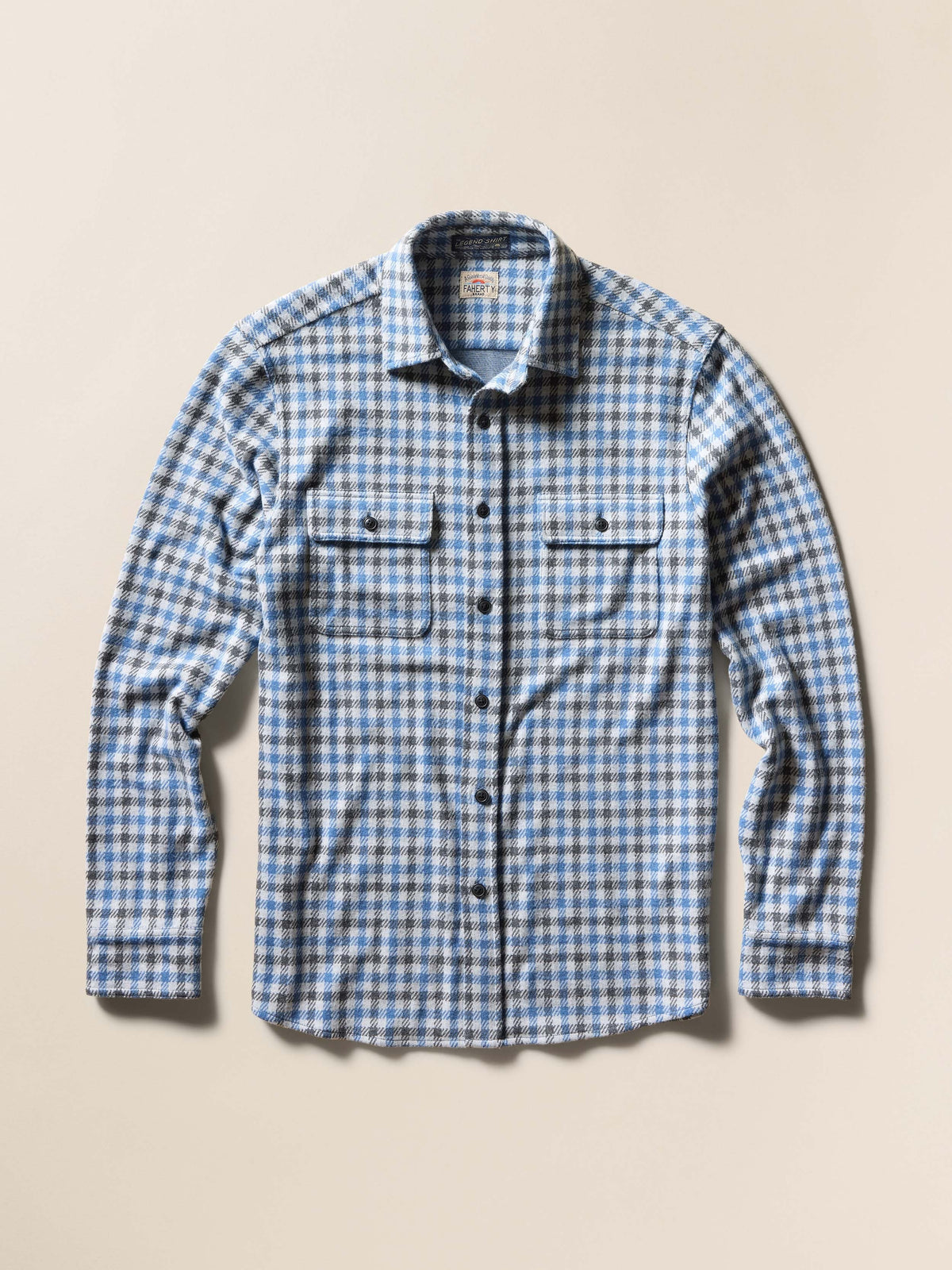 Legend Sweater Shirt - Graphite Sky Gingham