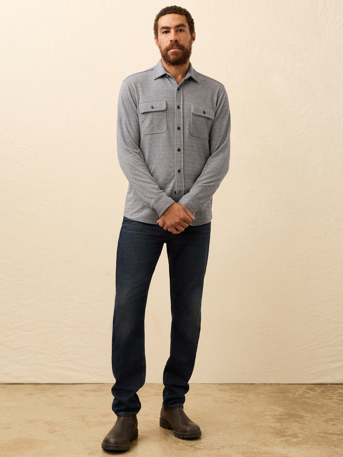 Legend Sweater Shirt - Navy Ink Twill