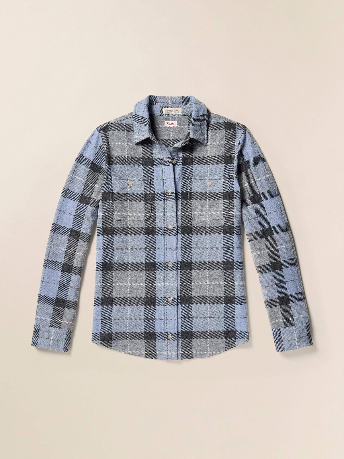 Legend Sweater Shirt - True North Plaid