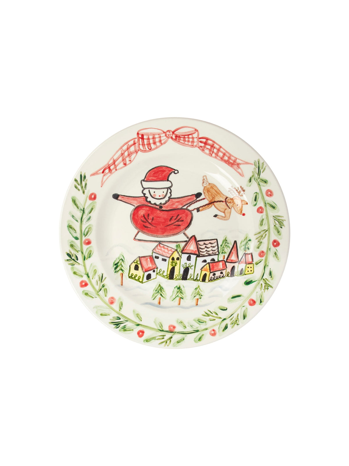 Handmade Scandinavian Santa Milk & Cookies Set
