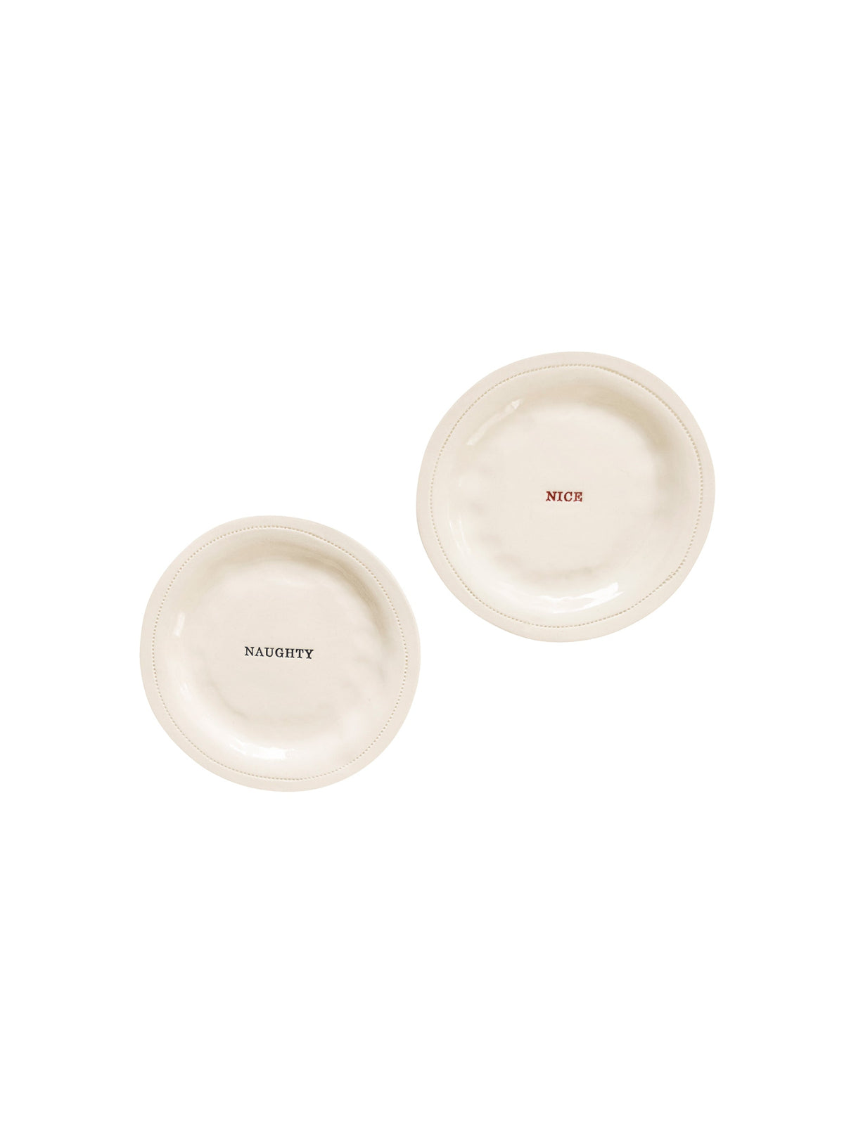 Naughty & Nice CanapŽ Plates