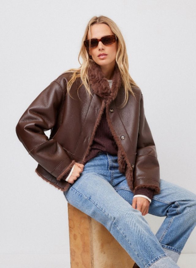 MACKENZIE REVERSABLE FUR COAT