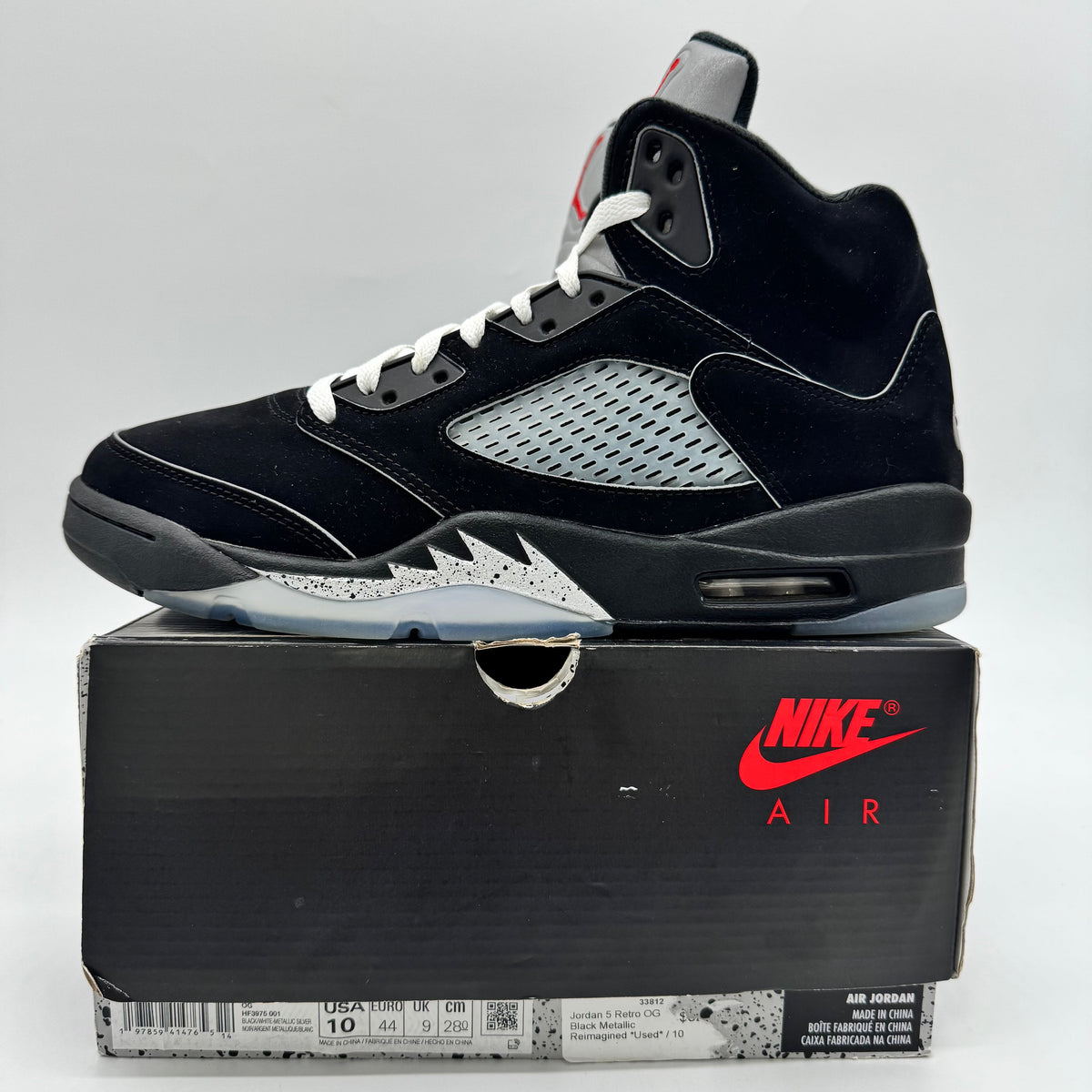 Jordan 5 OG Black Metallic Reimagined