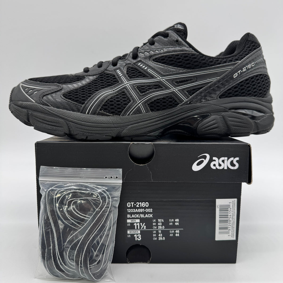 ASICS GT-2160 JJJJound Black