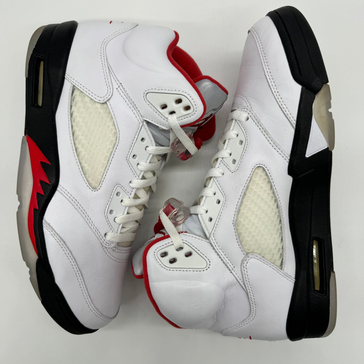 Jordan 5 Fire Red Silver Tongue (2020)